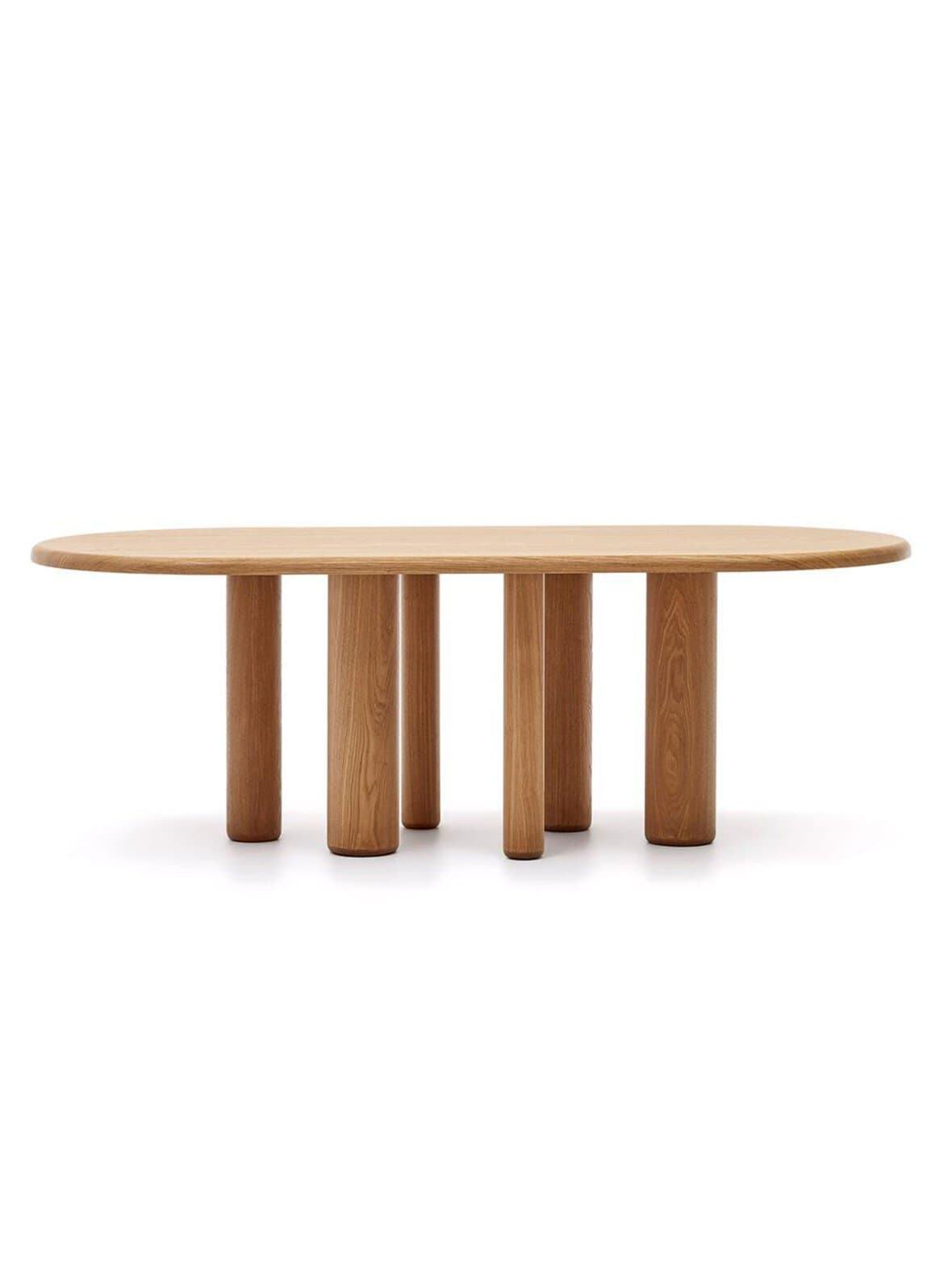 Mailen-ruokapöytä saarni 220 x 105 cm – Kave Home