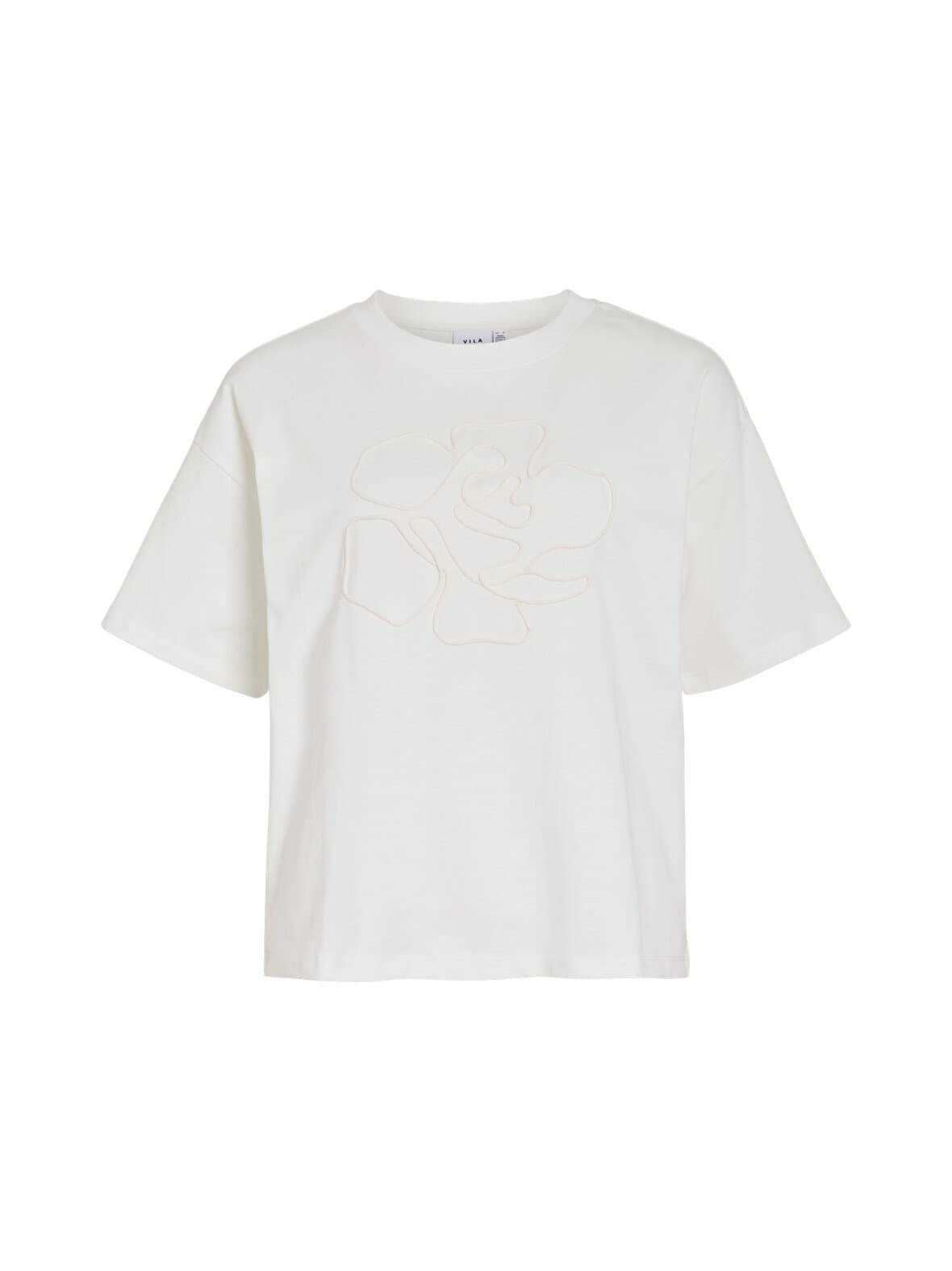 Vimonie floral o-neck t-paita – VILA