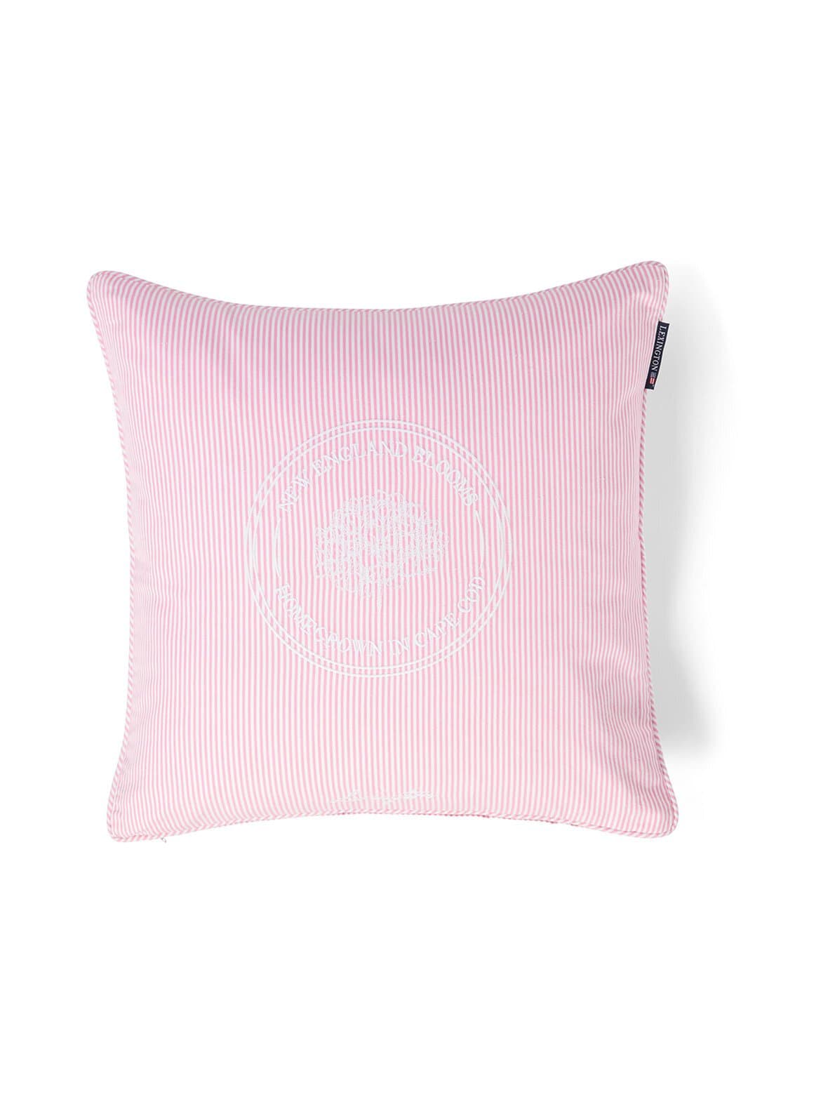 Striped organic cotton -tyynynpäällinen 50 x 50 cm – Lexington