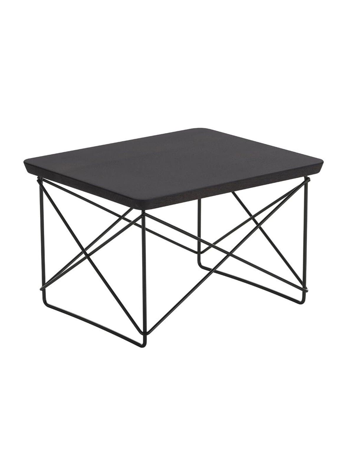 Eames occasional table ltr -sivupöytä tumma tammi / musta – Vitra