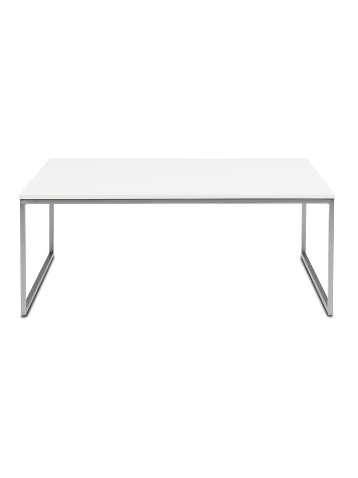 Lugo-sohvapöytä valkoinen/teräs 91 x 91 cm – BoConcept