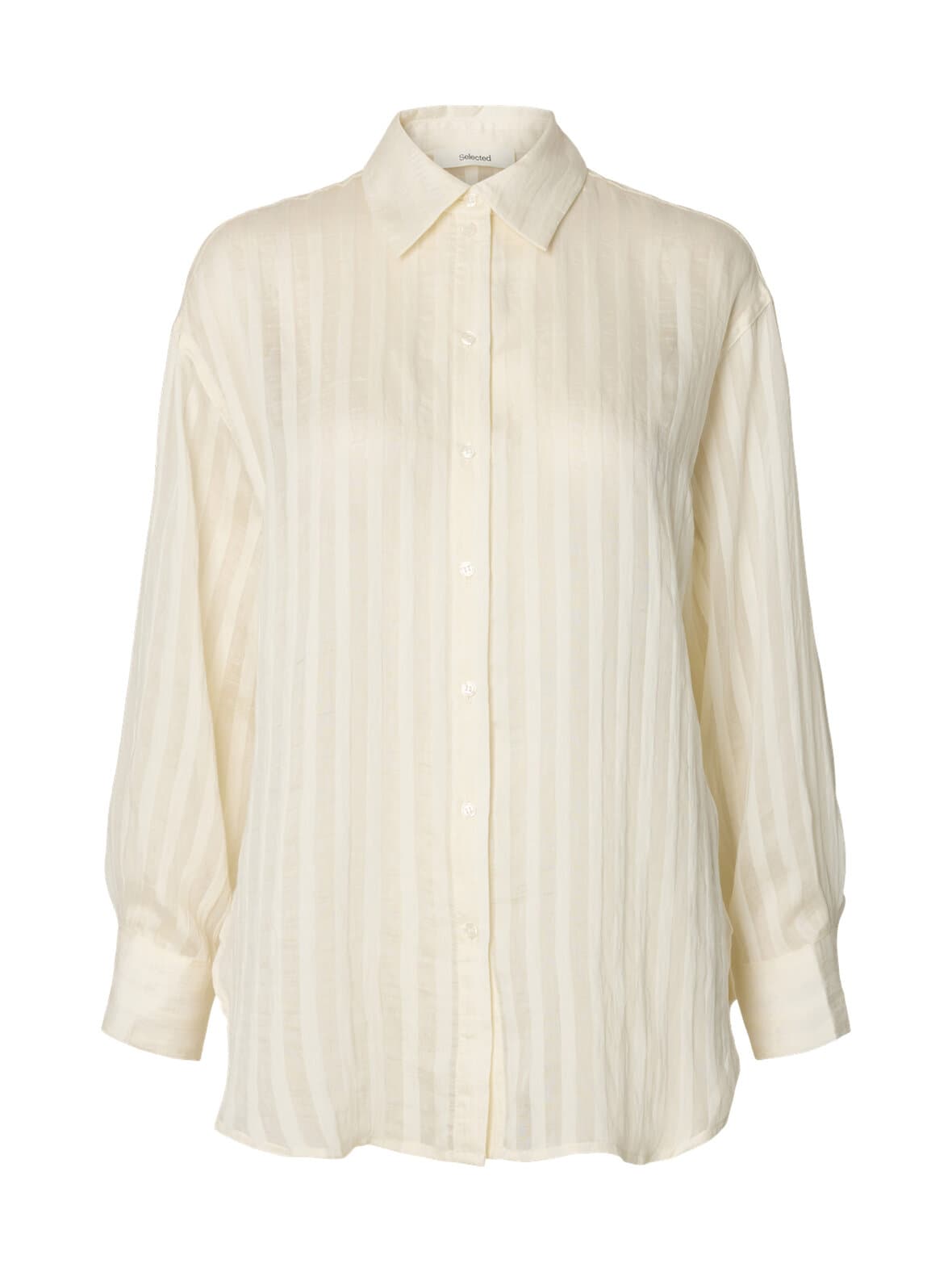 Slftoran oversized -raidallinen paitapusero – SELECTED