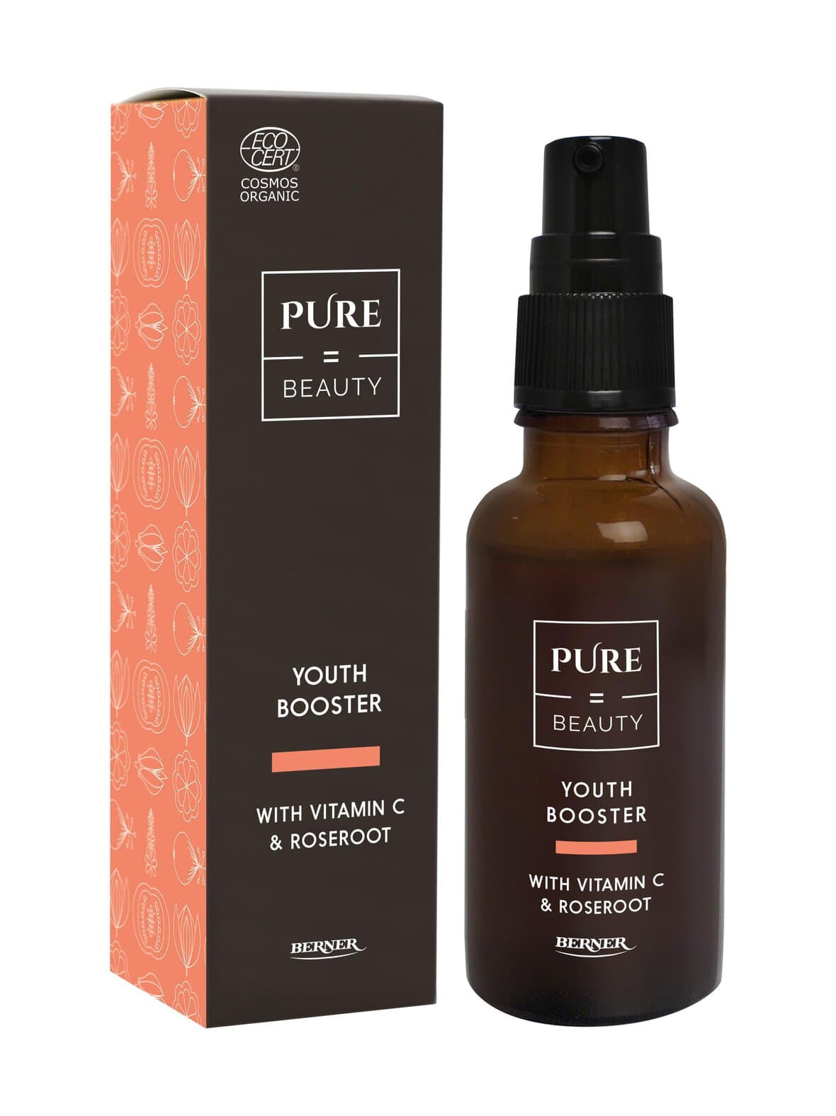 Youth booster with vitamin c & roseroot -seerumi, 30ml – Pure=Beauty