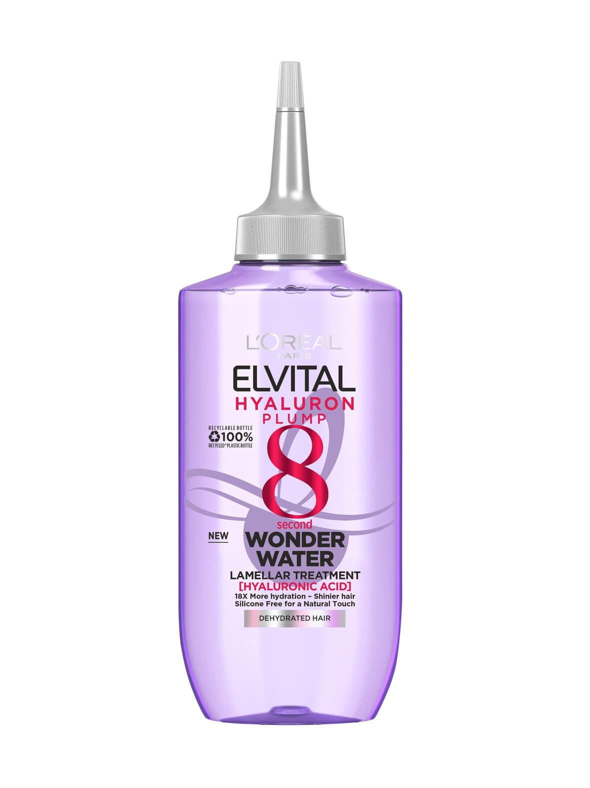 Hyaluron plump 8 sec. wonder water -lamellar-käsittely 200 ml – L'Oréal Paris