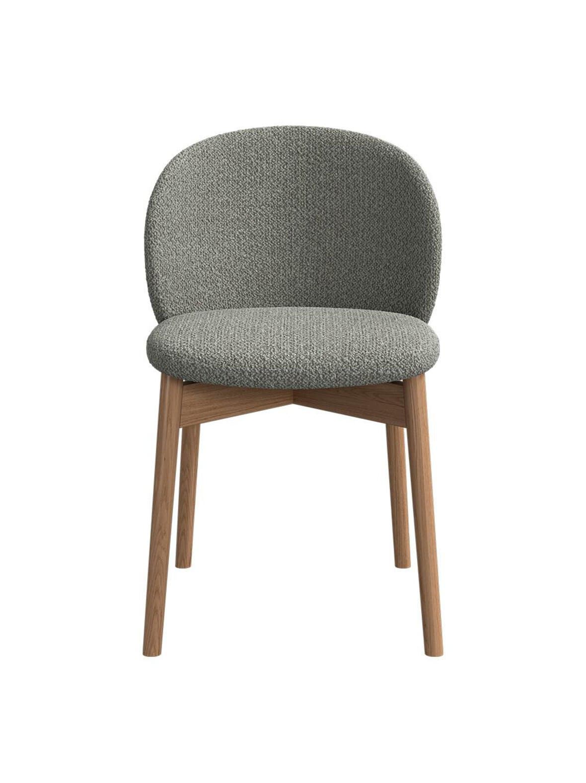Princeton-tuoli rimini-kangas 3086 vihreä / tammi k 76 cm – BoConcept