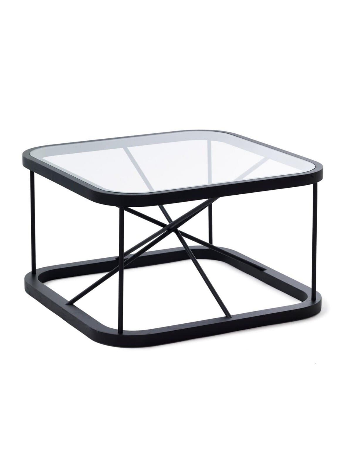 Twiggy-sohvapöytä musta 66,5 x 66,5 cm – Woodnotes