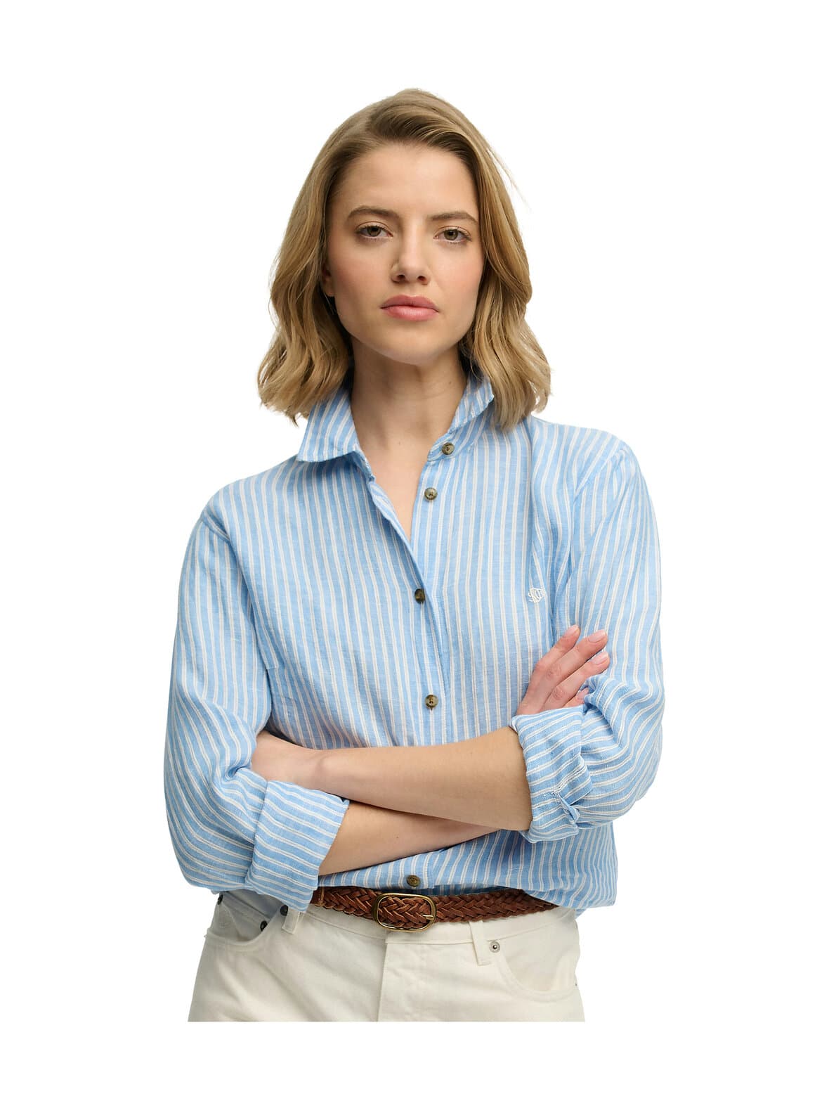 Premium linen slim -paita – Superdry