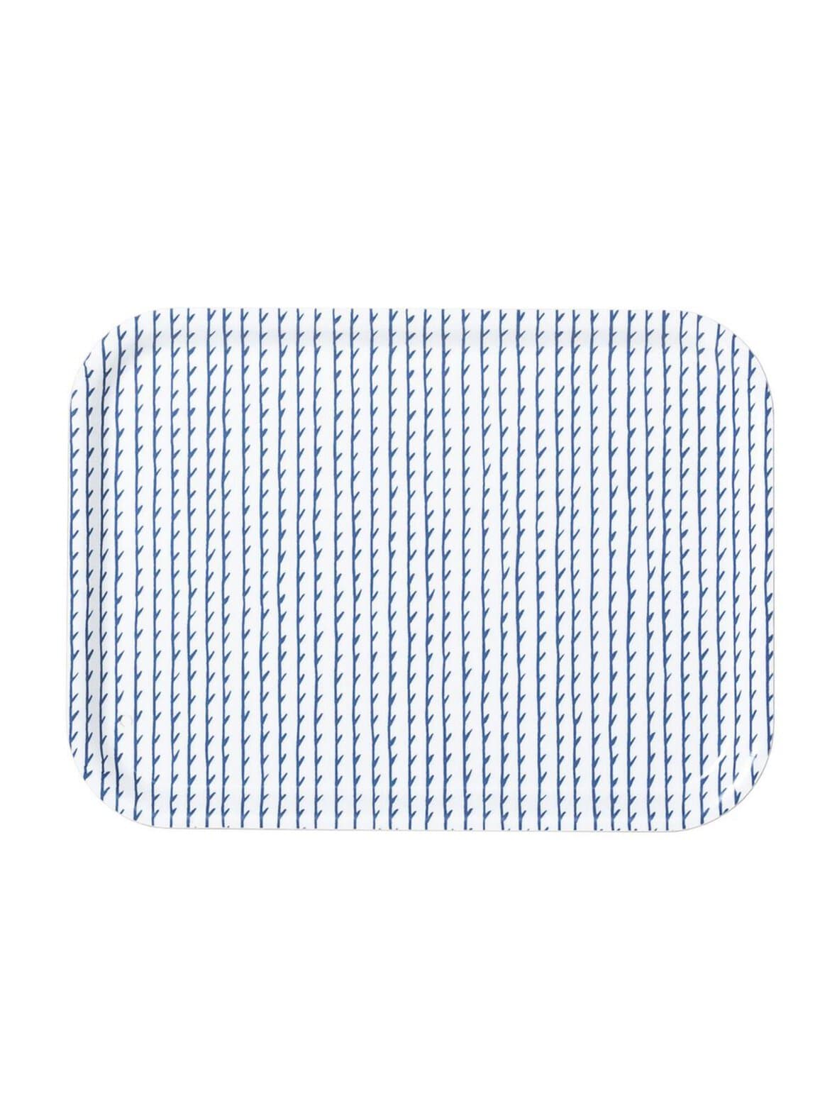 Rivi-tarjotin valkoinen/sininen 27 x 20 cm – Artek
