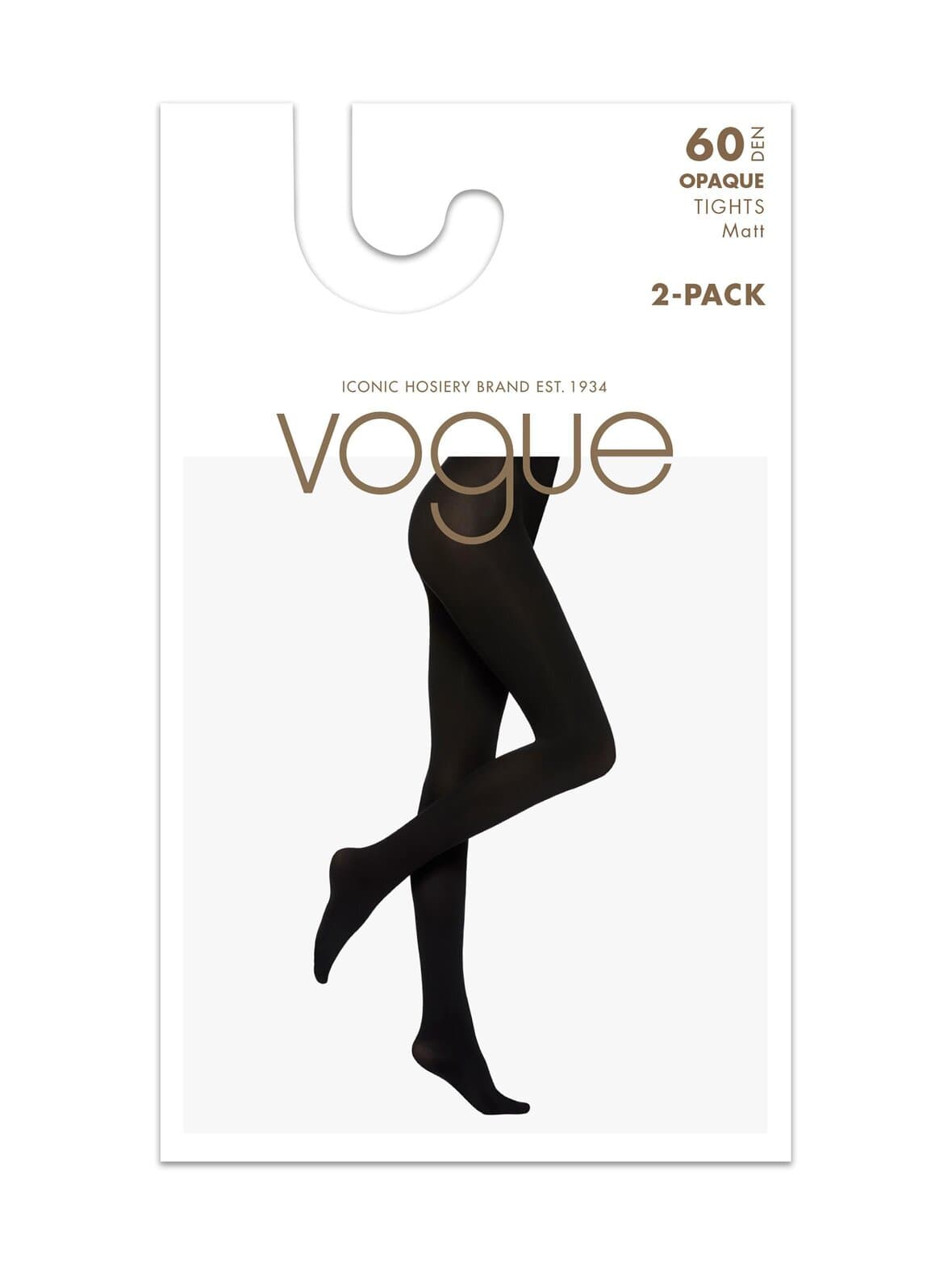 3d opaque 60 den -sukkahousut 2 kpl – Vogue