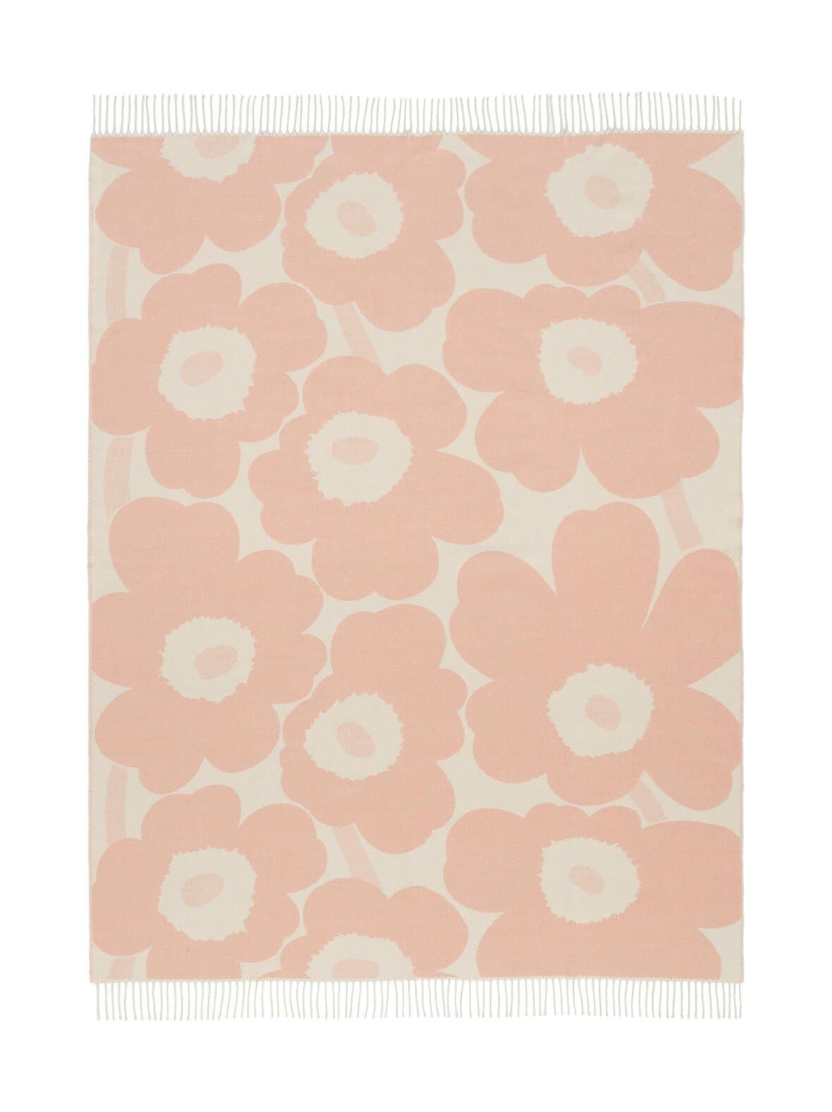 Unikko-villa-puuvillahuopa 130 x 180 cm – Marimekko