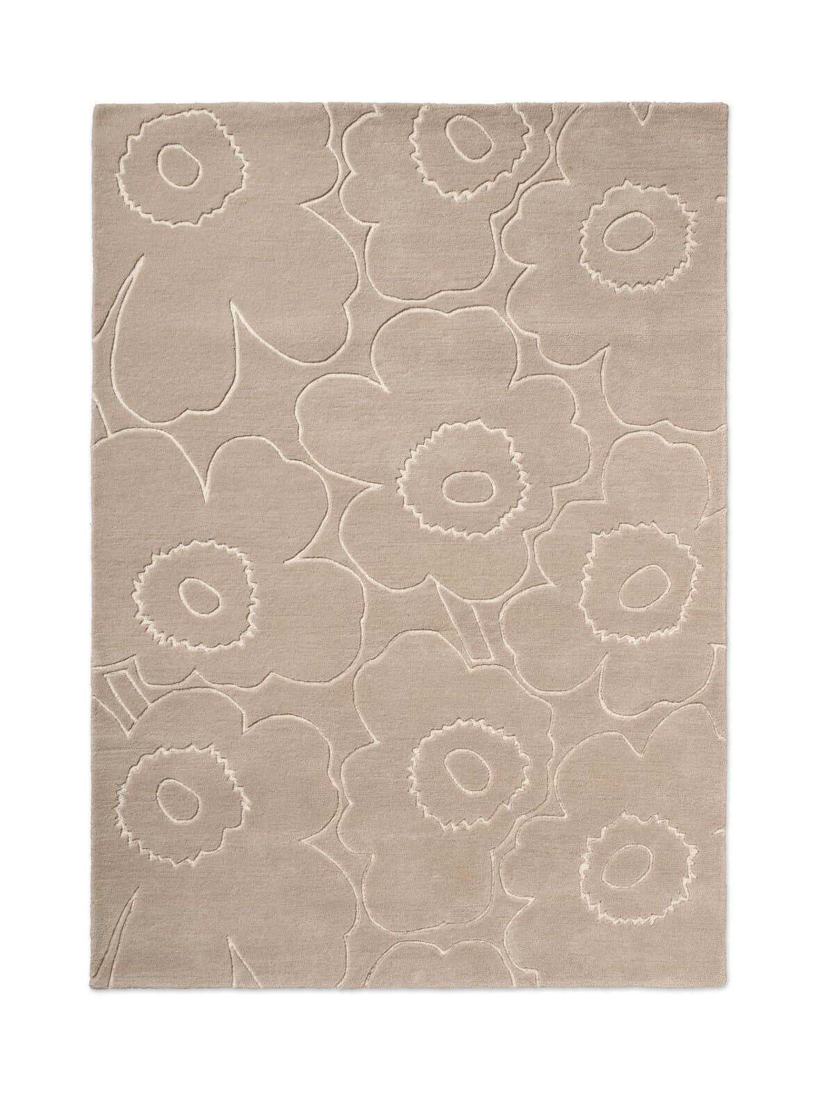 Piirto unikko- villamatto – Marimekko