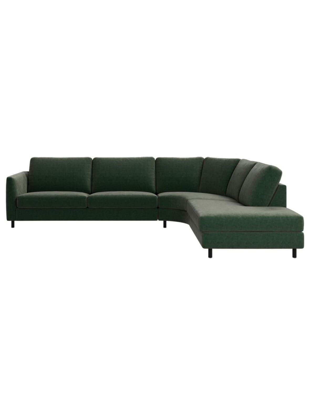 Indivi-kulmasohva ravello-kangas 3223 murrettu vihreä l 297 cm – BoConcept