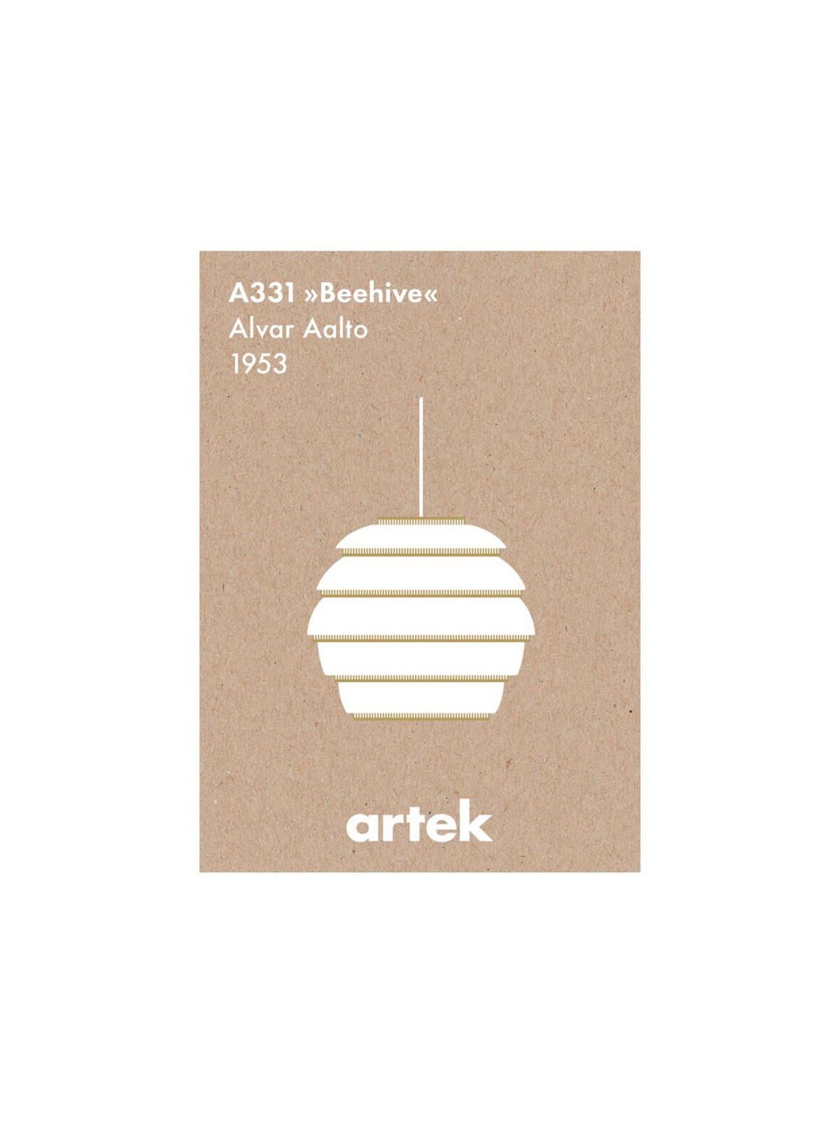 Icons a331 beehive -juliste 50 x 70 cm – Artek