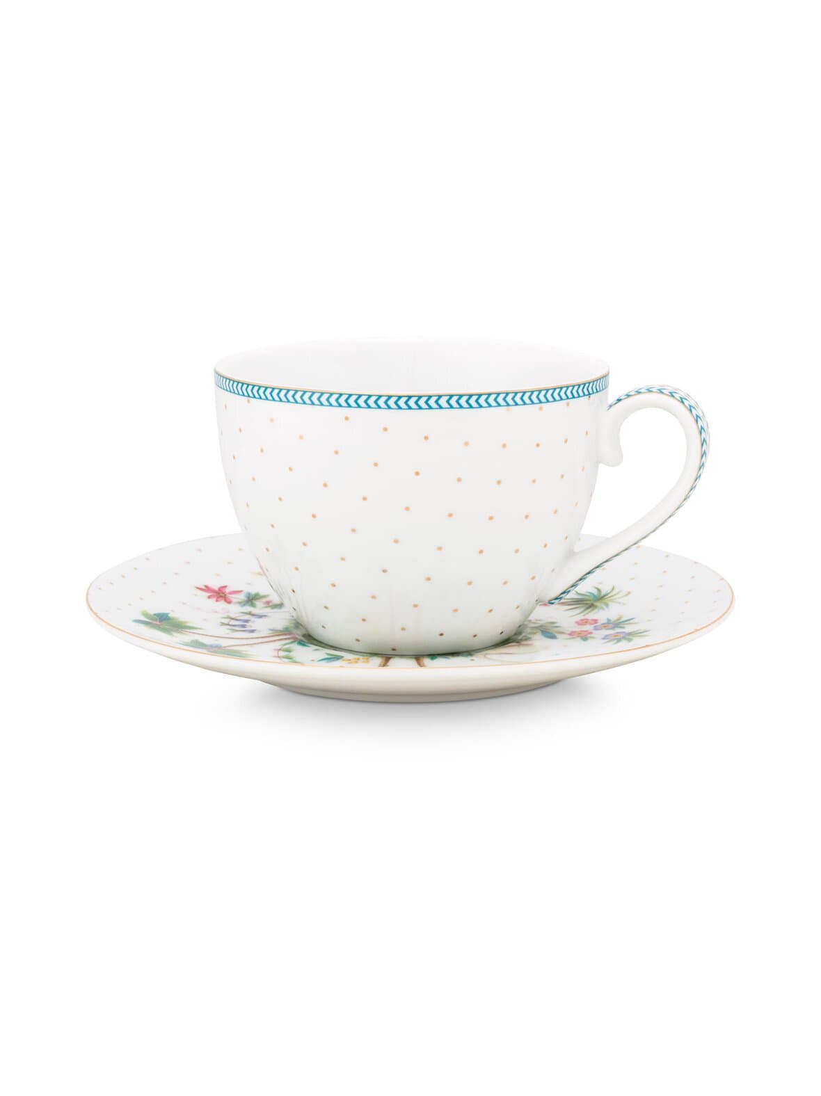 Jolie- kahvikuppi 280 ml ja lautanen – Pip Studio