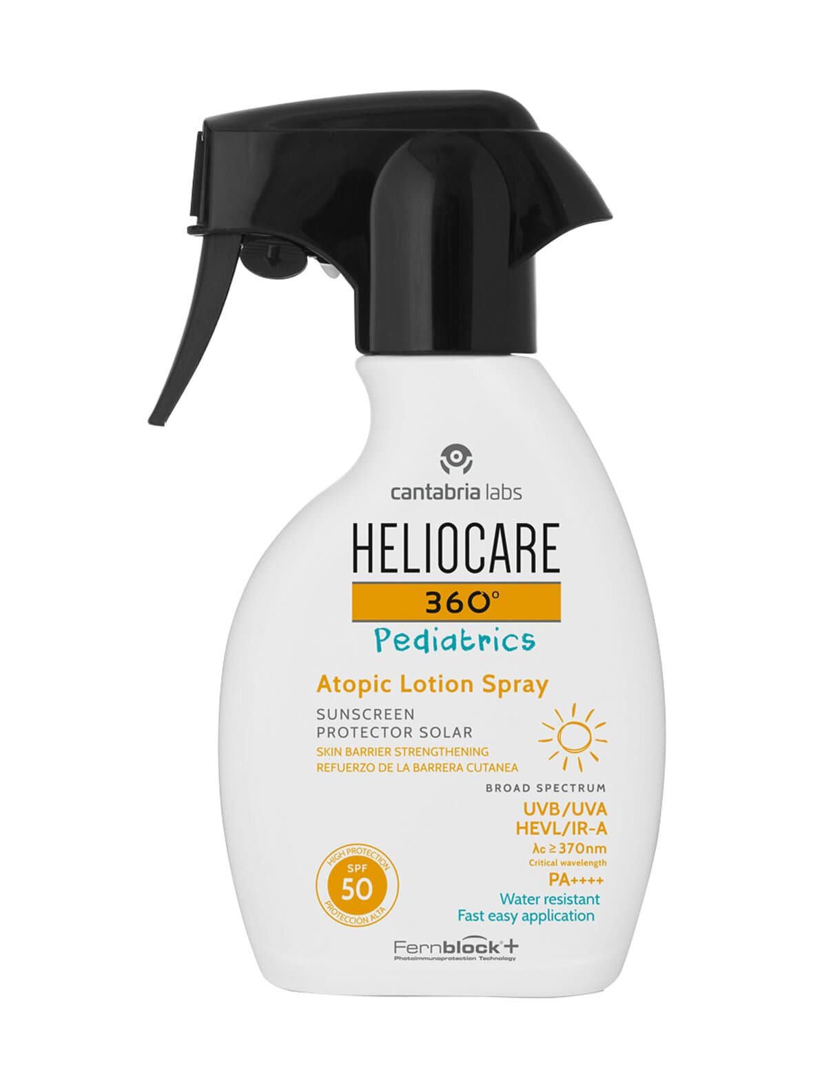 360º pediatrics atopic lotion spray spf 50 -vartalosuihke, 250ml – Heliocare