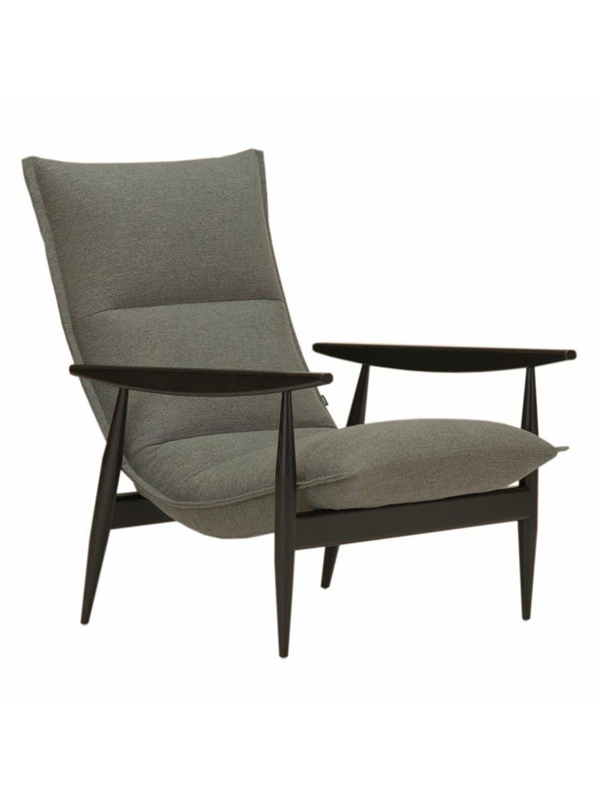 Tao-nojatuoli verso-kangas 012 tummanharmaa / musta tammi – Adea