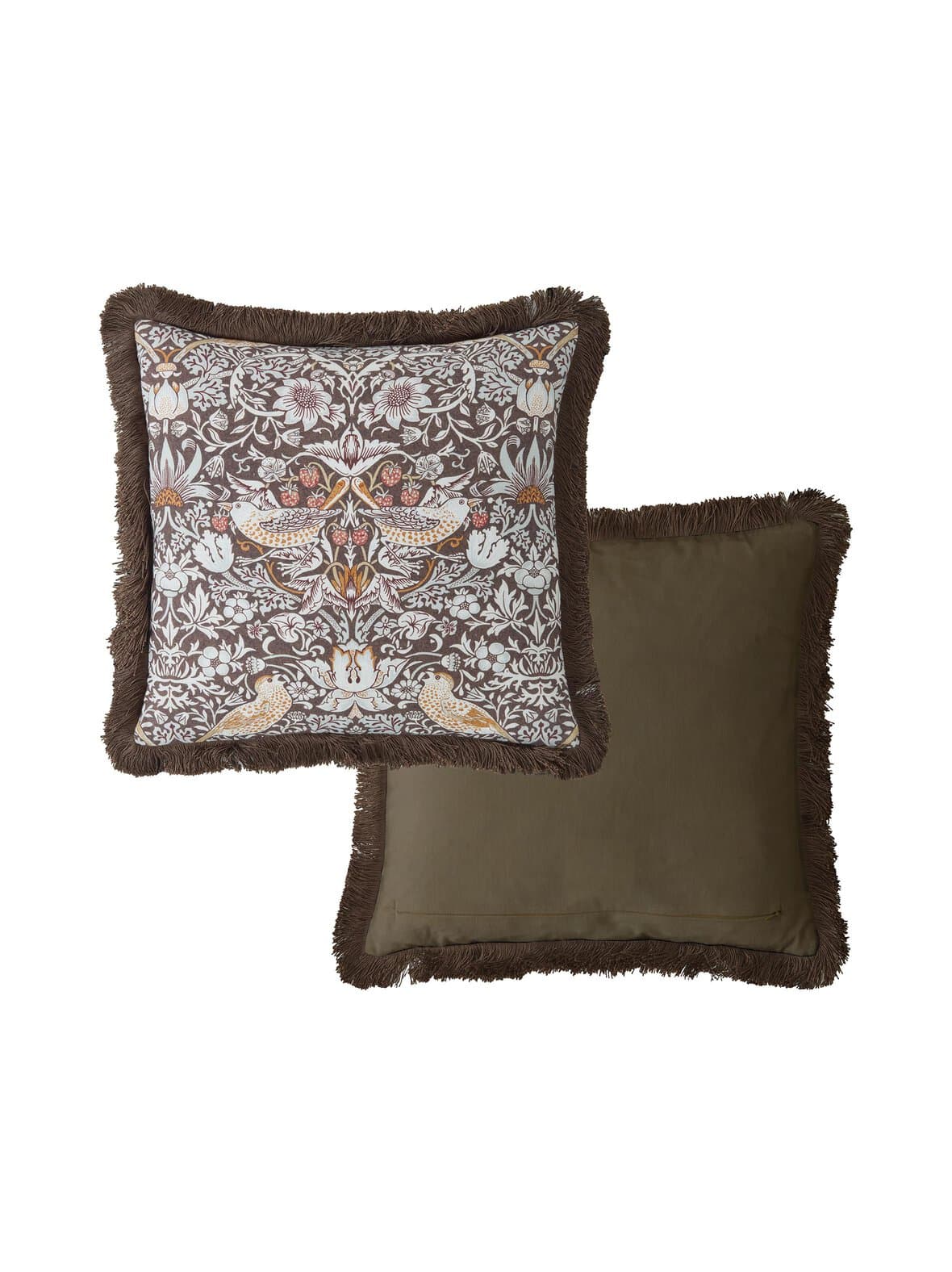 Strawberry thief -sisustustyyny 50 x 50 cm – William Morris At Home