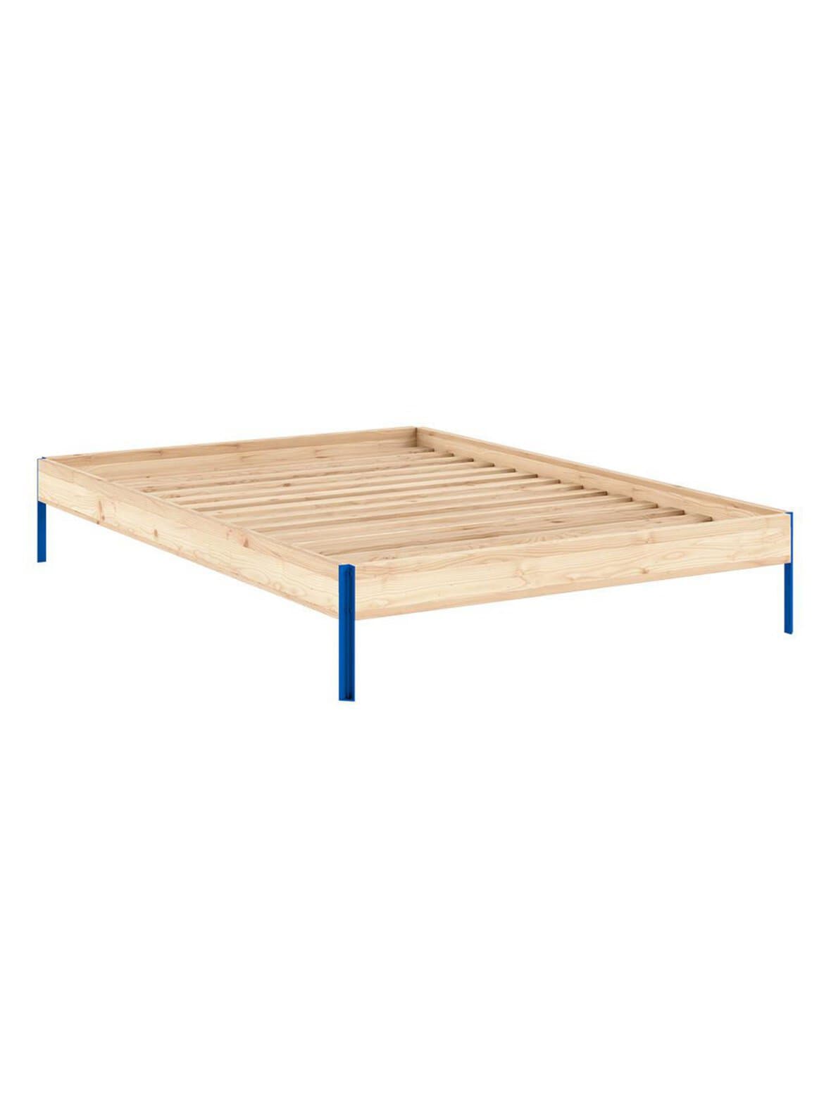 Core-sänkyrunko mänty / vivid blue 140 x 200 cm – Karup