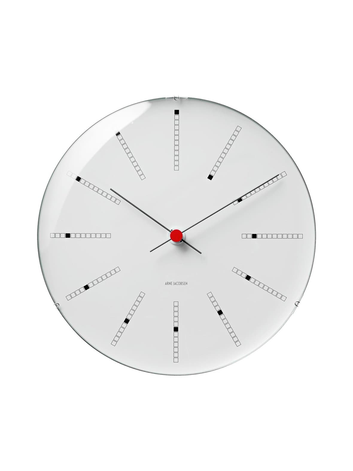 Aj bankers -seinäkello 29 cm – Arne Jacobsen