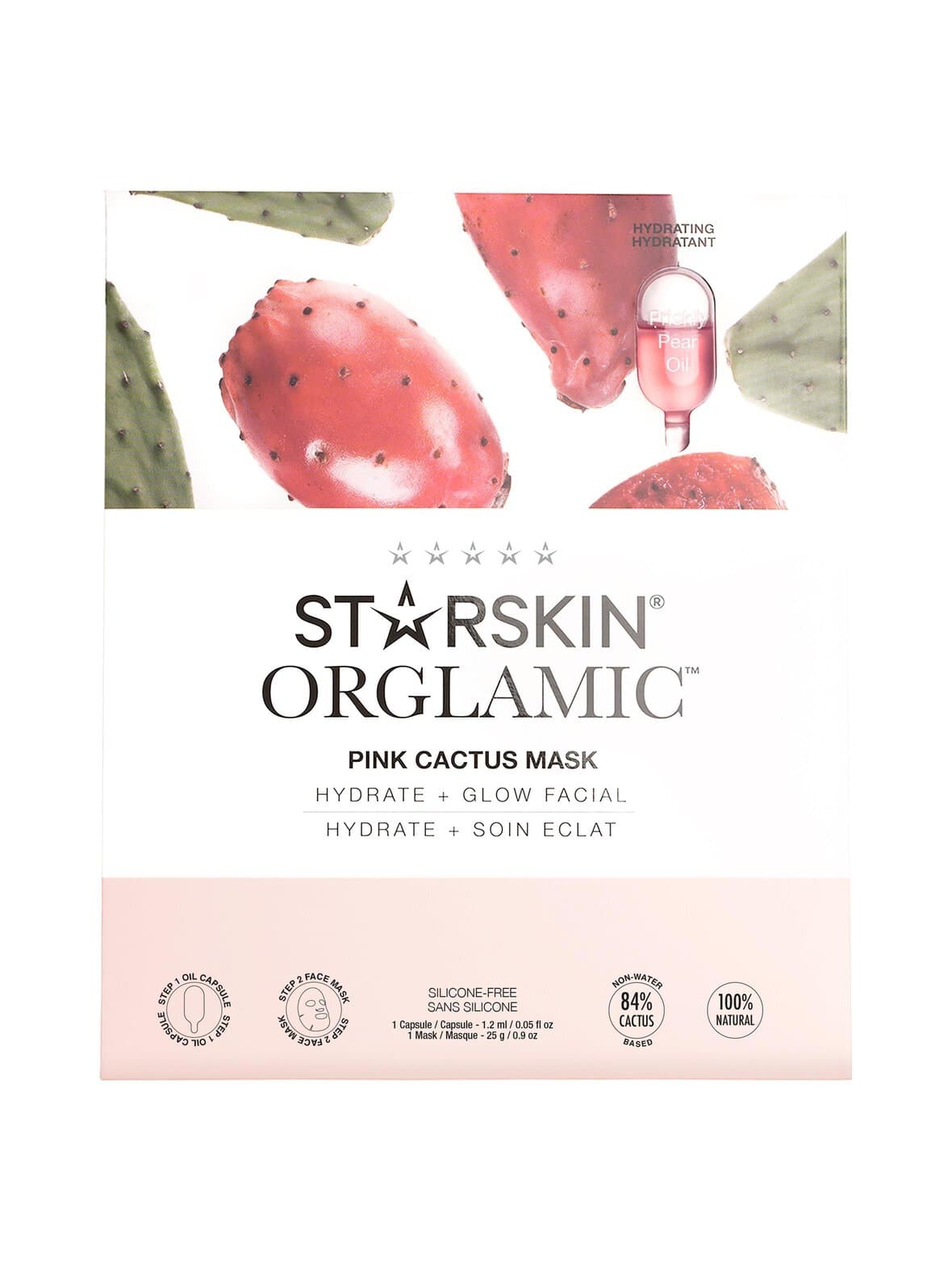 Pink cactus mask™ -kasvonaamio – Starskin
