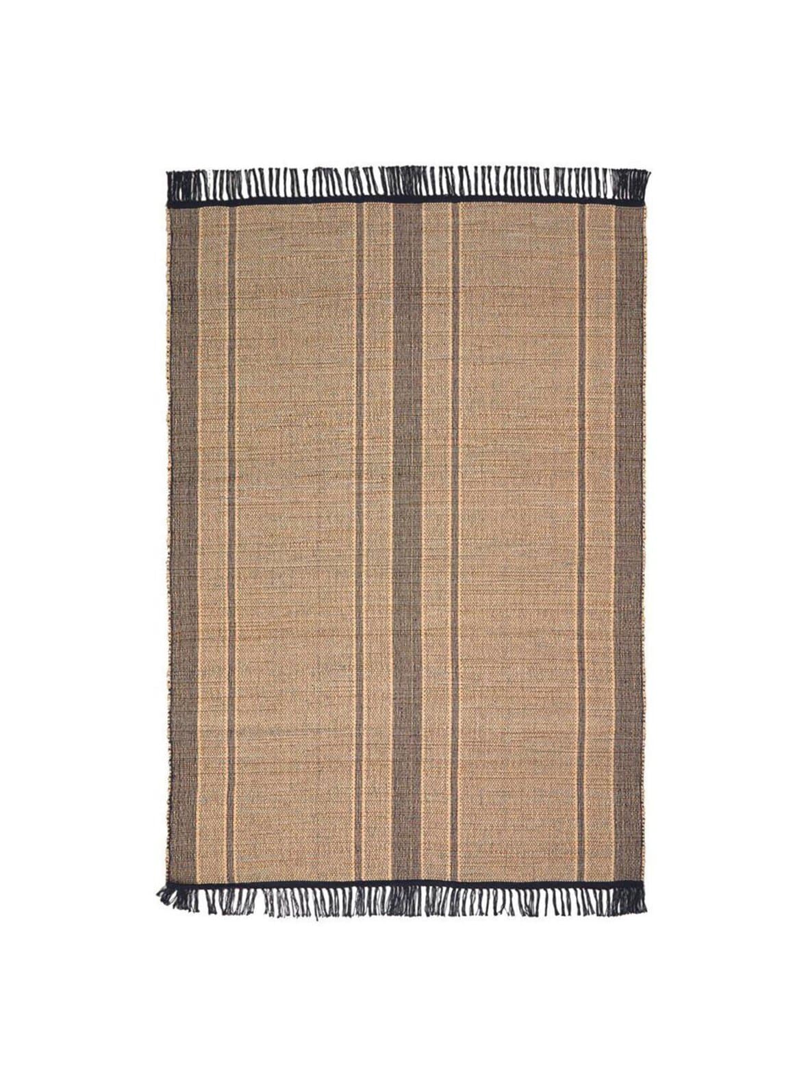 Brunilda-matto ruskea/musta 160 x 230 cm – Kave Home