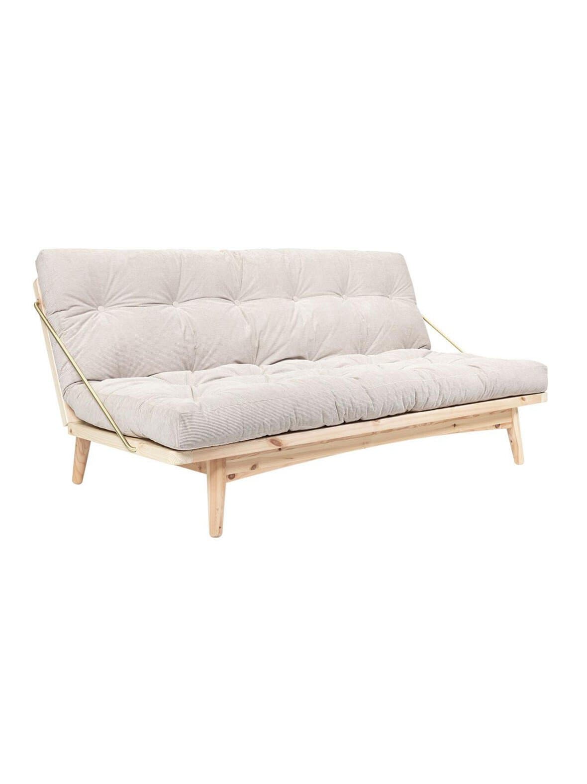 Folk-futonsohva ivory/mänty – Karup