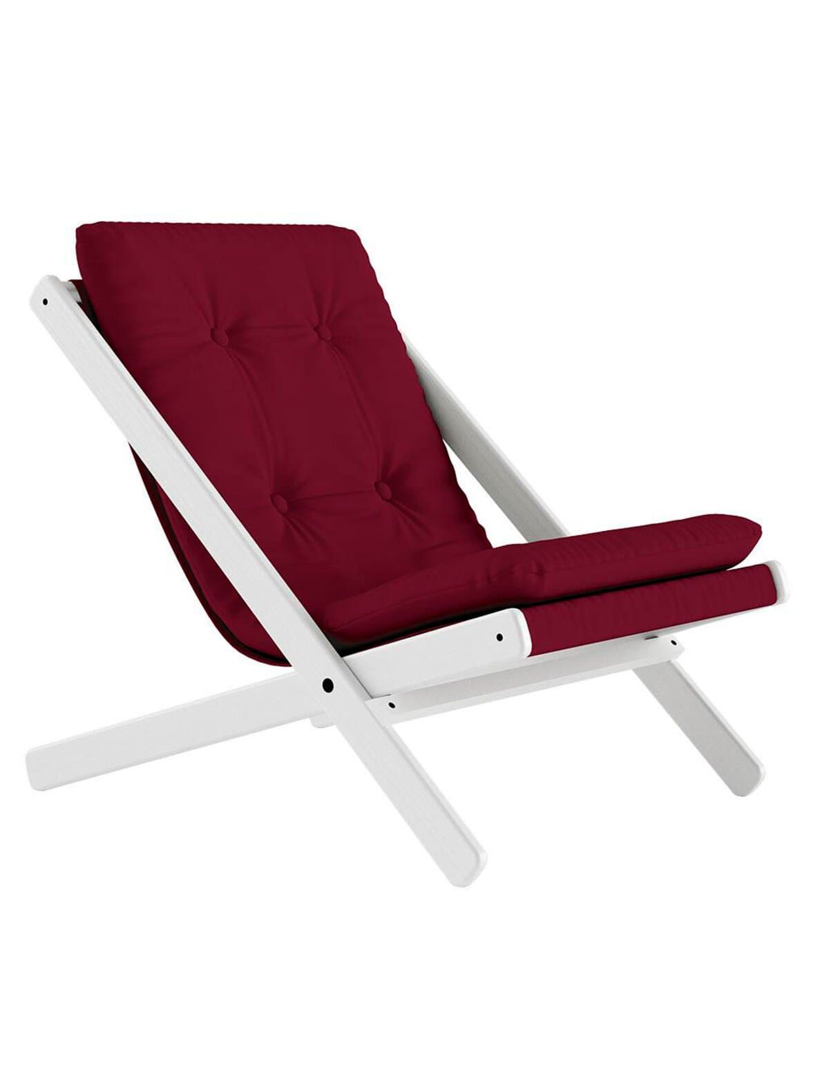 Boogie-nojatuoli bordeaux/white – Karup