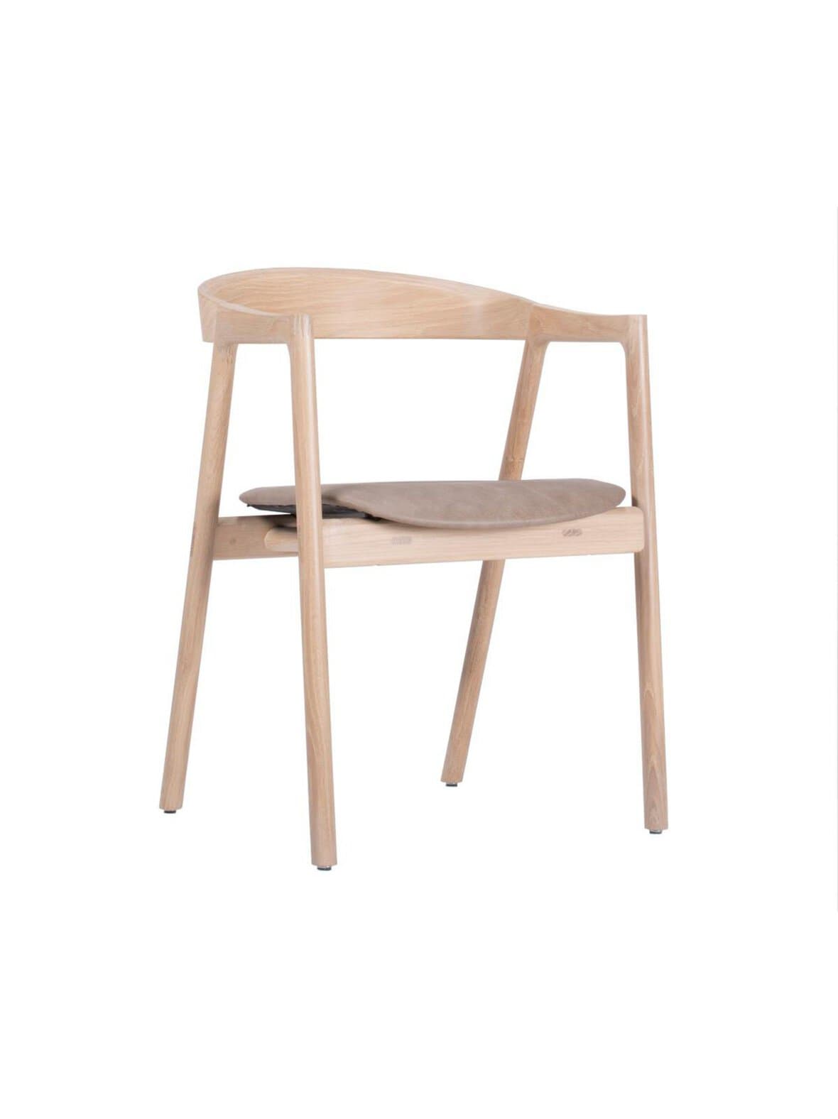 Muna-tuoli valkovahattu tammi / dakar-nahka stone 1436 – Gazzda