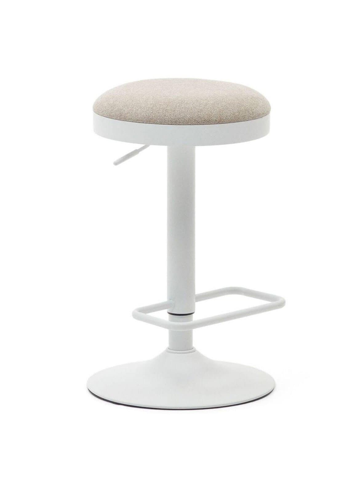 Zaib-baarituoli beige/valkoinen 58-80 cm – Kave Home