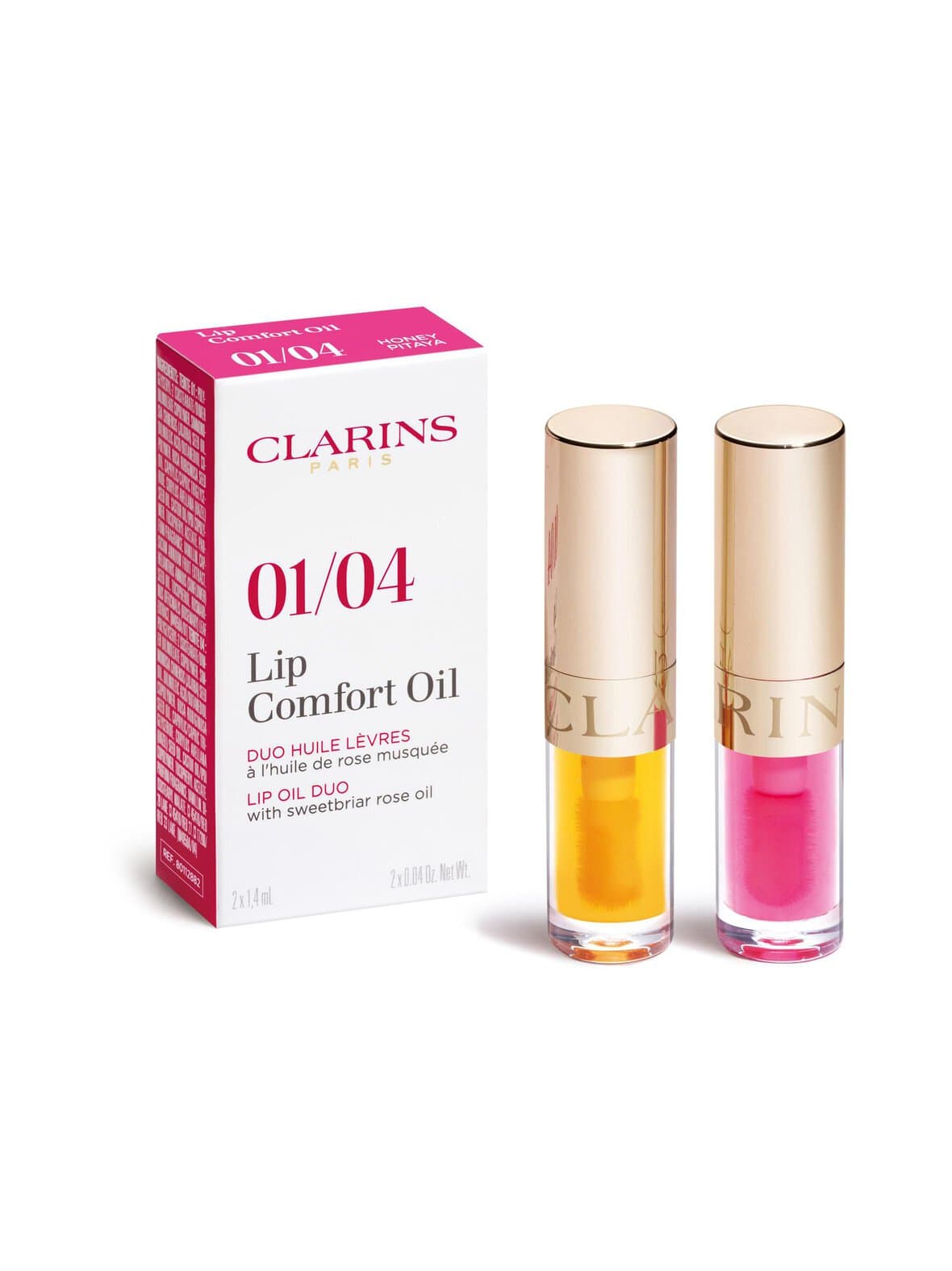 01/04 lip comfort oil duo -huuliöljy 2 kpl – Clarins