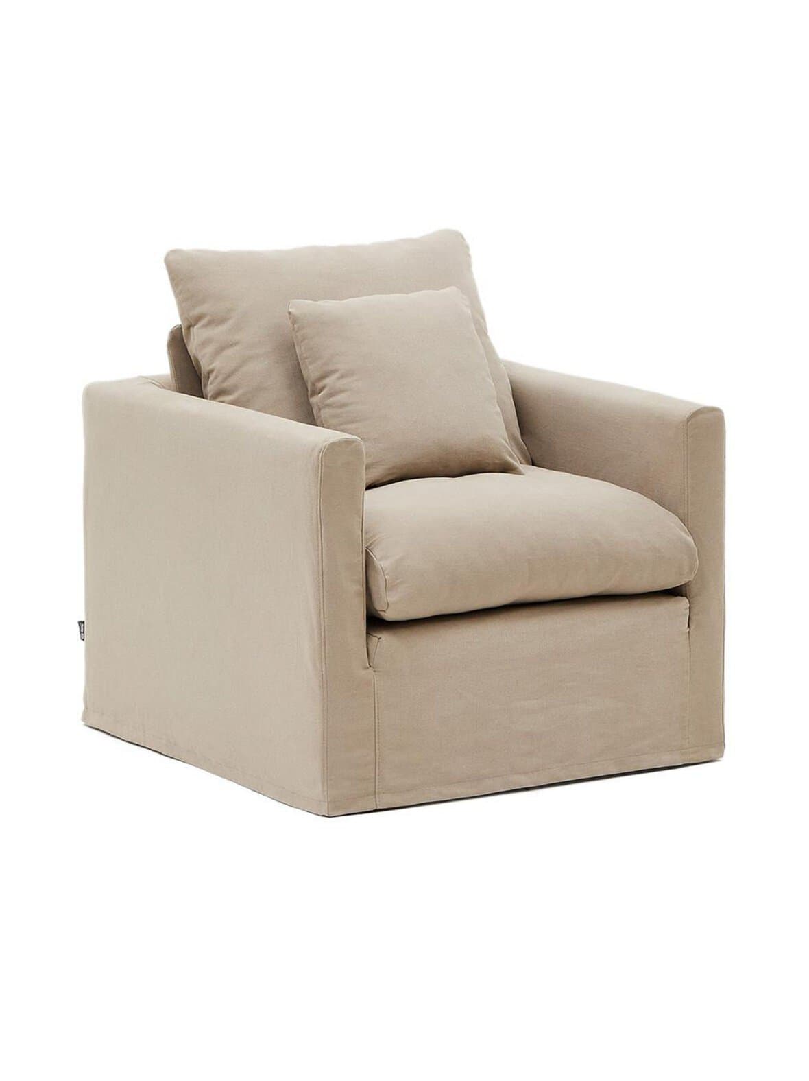 Nora-nojatuoli taupe l 92 cm – Kave Home