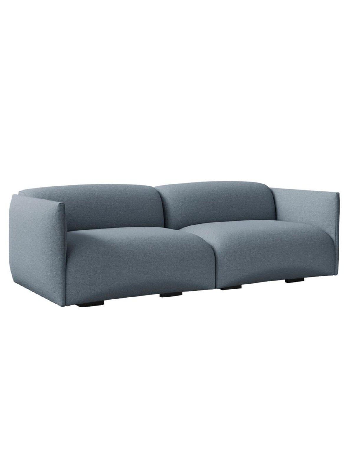 Origami-sohva verso-kangas 158 sininen l 220 cm – Adea