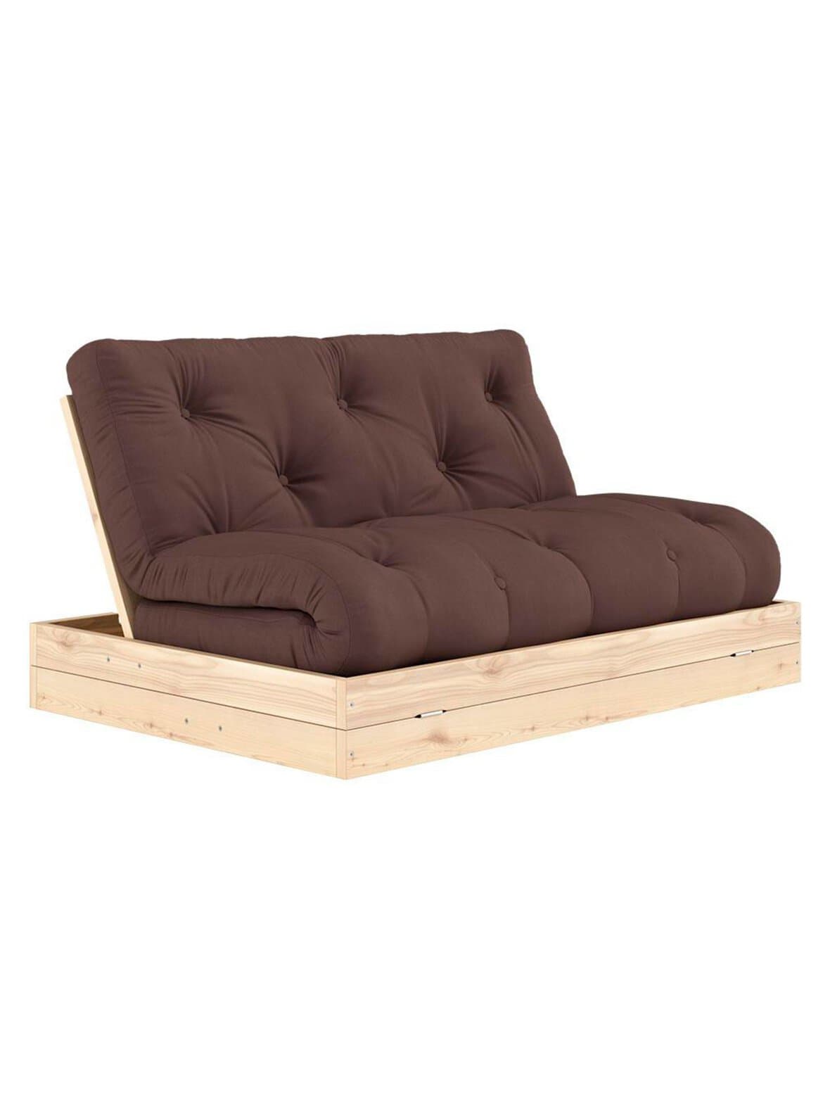 Flip-futonsohva brown / mänty l 140 cm – Karup