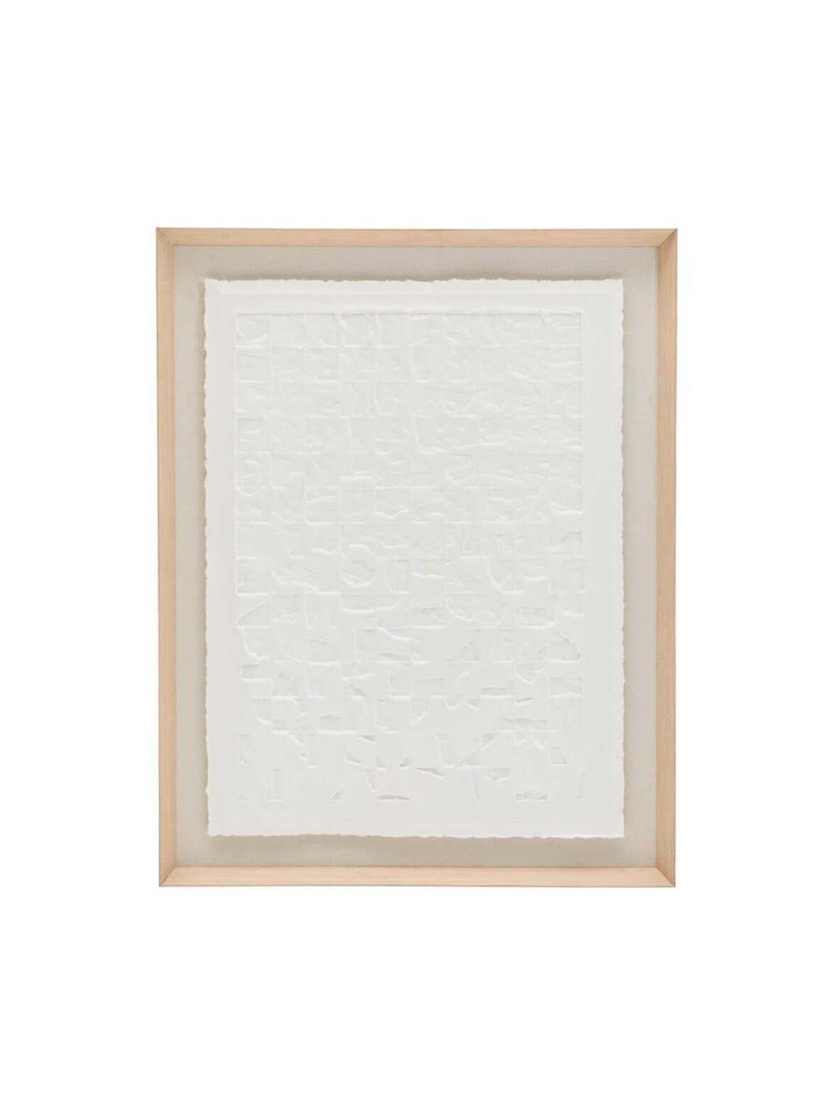 Kut-taulu valkoinen 90 x 70 cm – Kave Home