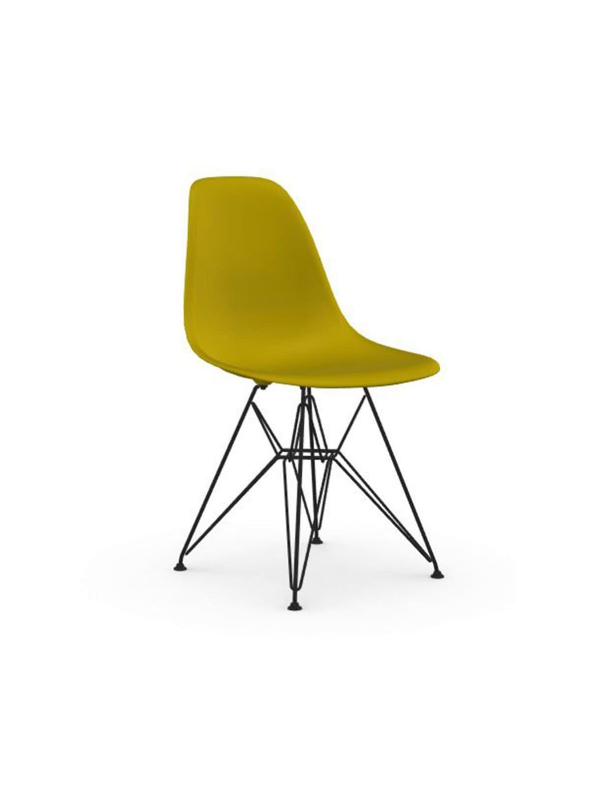 Eames dsr re -tuoli mustard/musta – Vitra