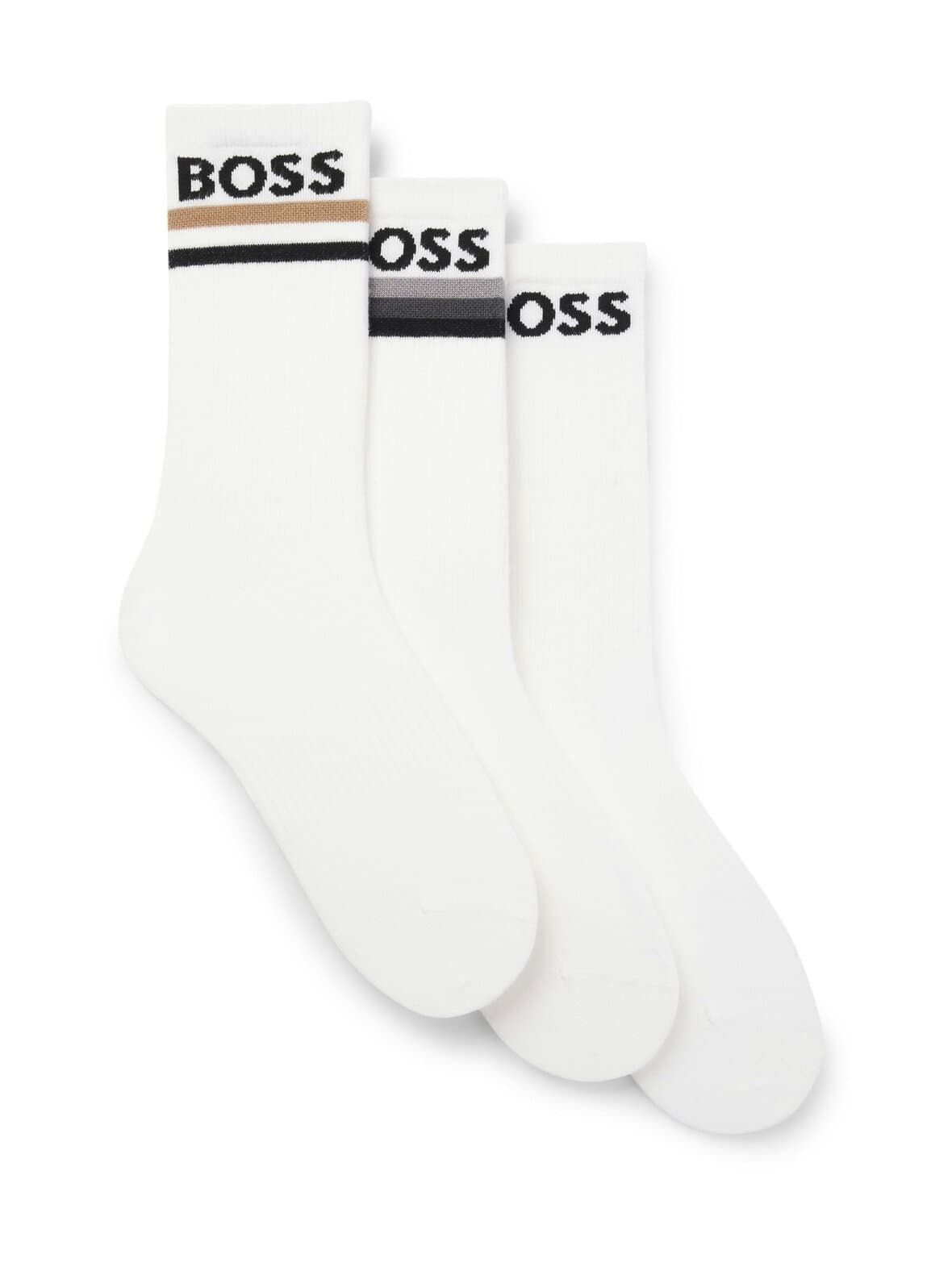 Piquetstripe-sukat 3 -pack – Boss