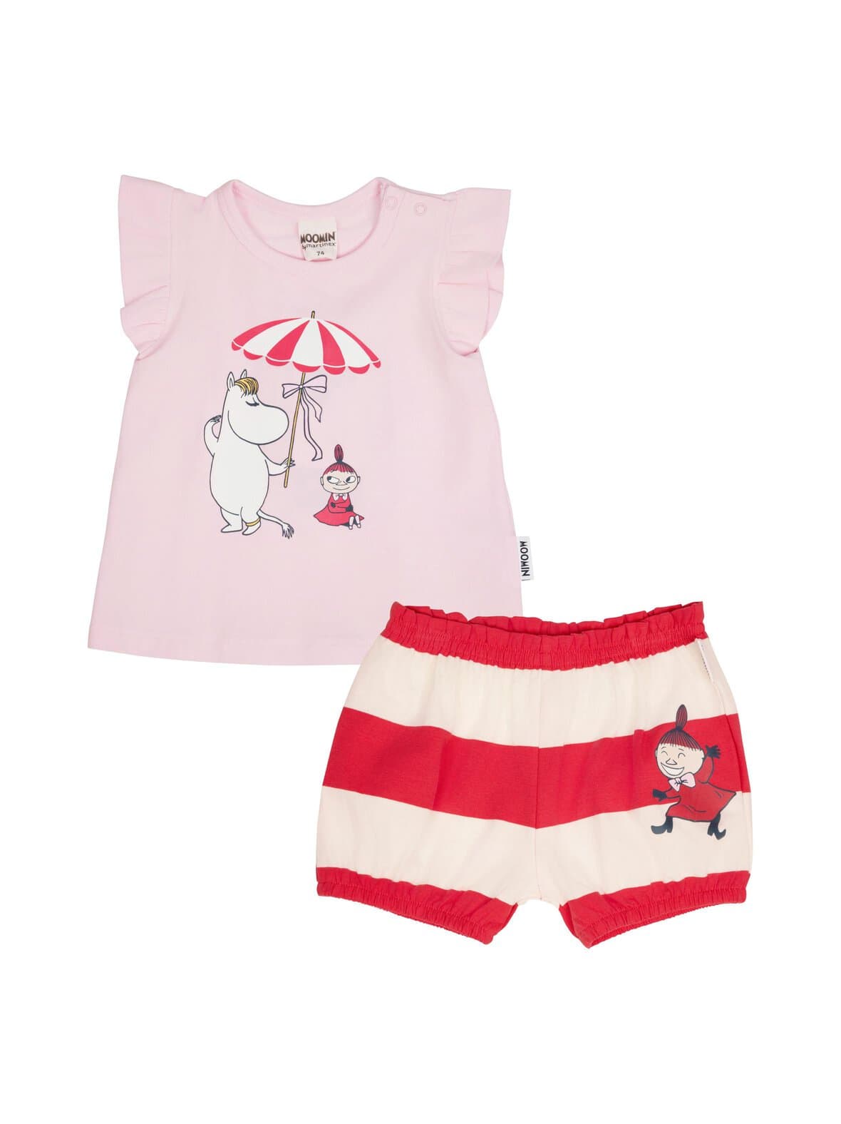 Simpukkaranta-shortsisetti – Moomin by Martinex