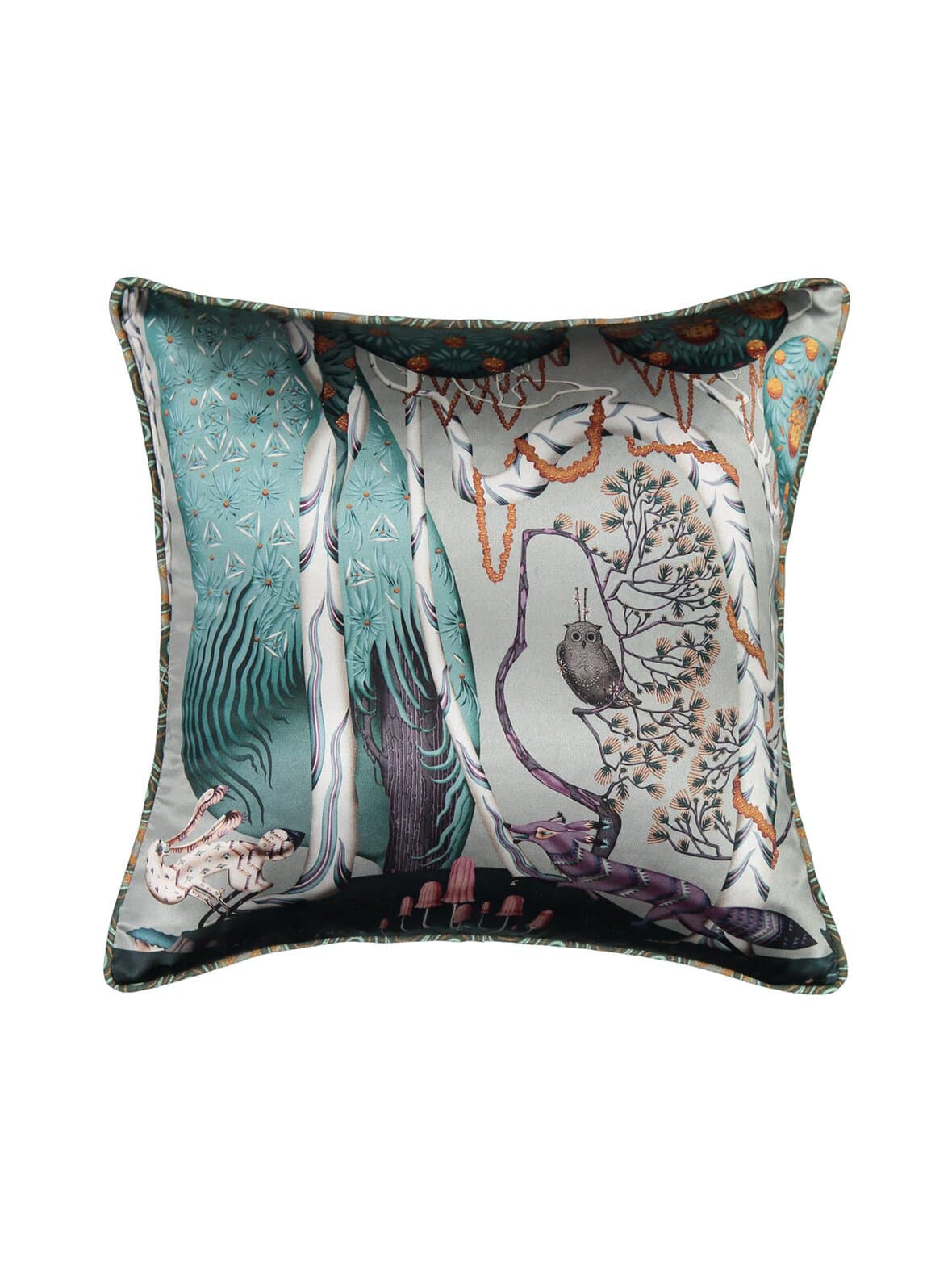 Tigerwoods rabbit -silkkityynynpäällinen 50 x 50 cm – Klaus Haapaniemi & Co