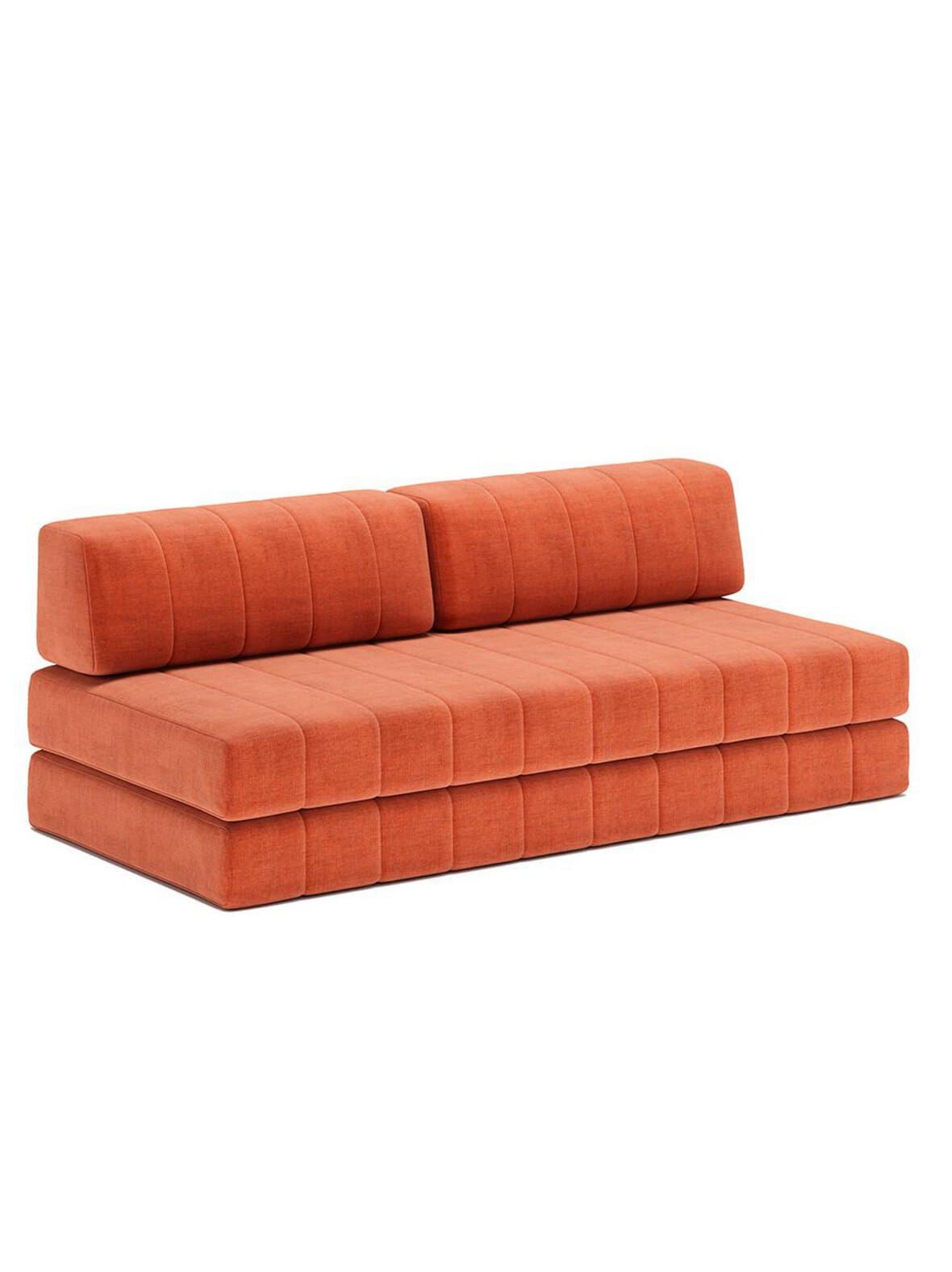 Cozypad-vuodesohva esina-kangas 412 rust orange l 208 cm – Innovation Living