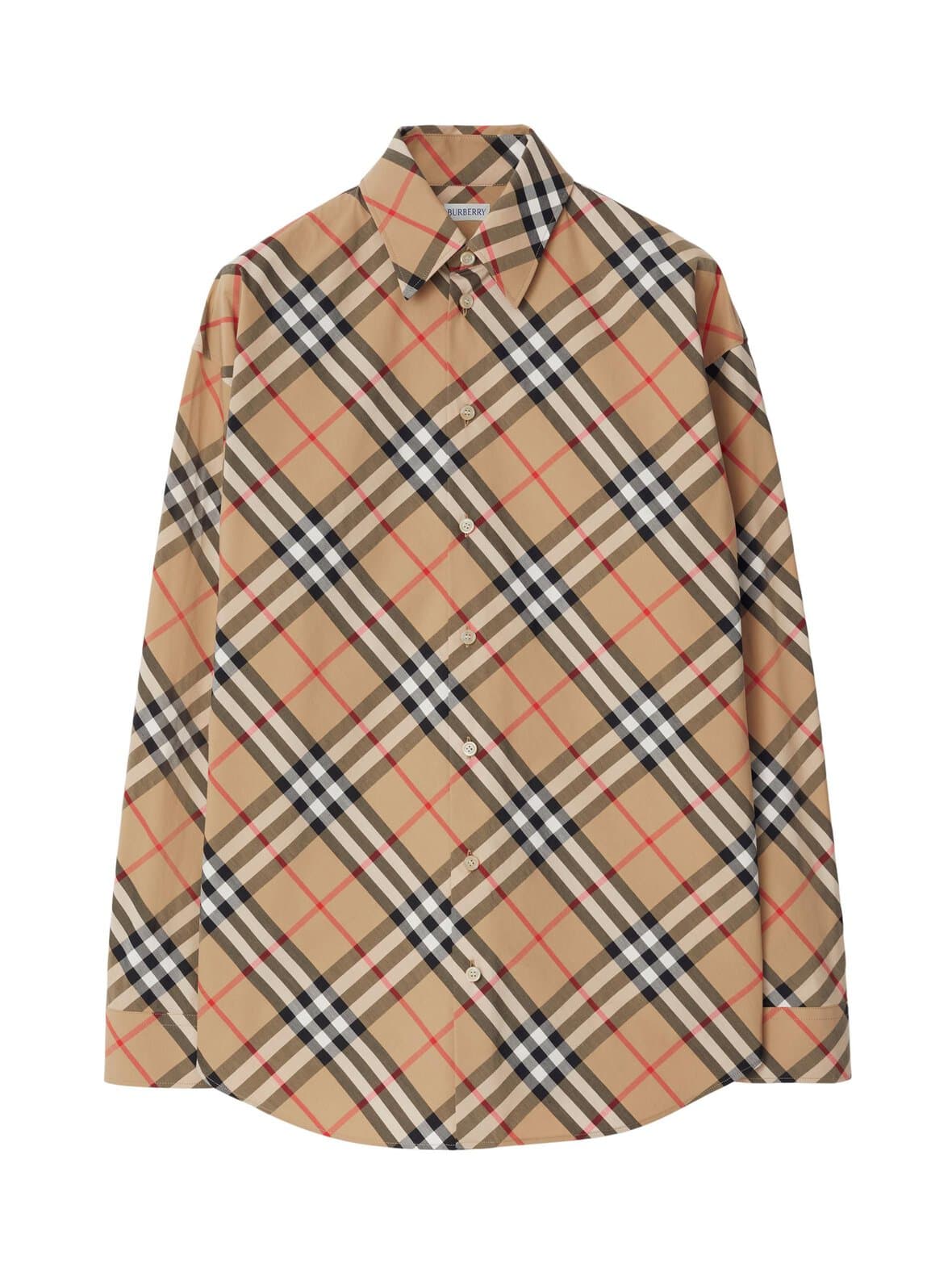 Relaxed fit ruutupaita – Burberry