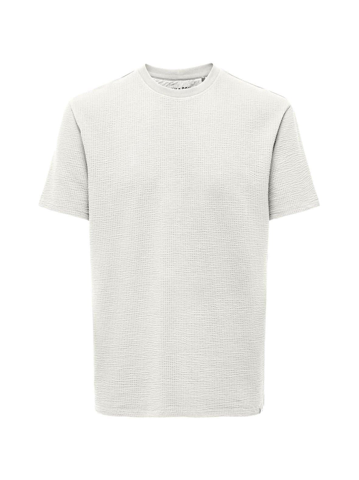 Onskian seersucker t-paita – ONLY & SONS