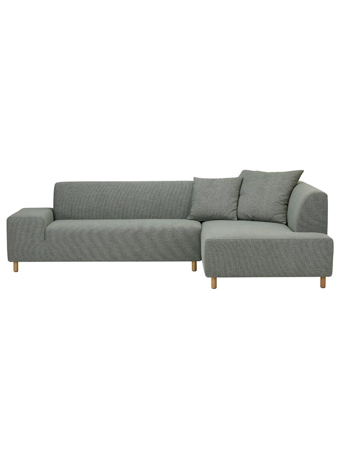 Camp-kulmasohva verso-kangas 193 vihreä l 280 cm, oikea avopääty – Adea