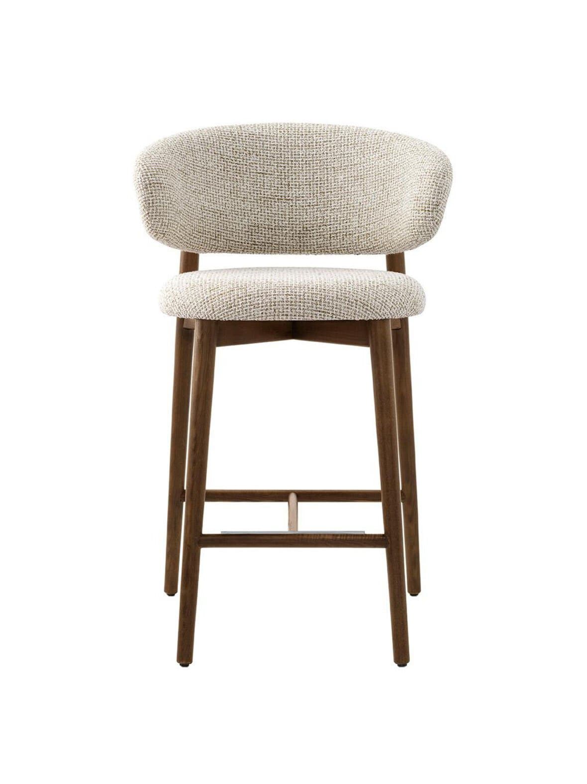 Oleandro-baarituoli buklee-kangas hemp/smoke k 93 cm – Calligaris