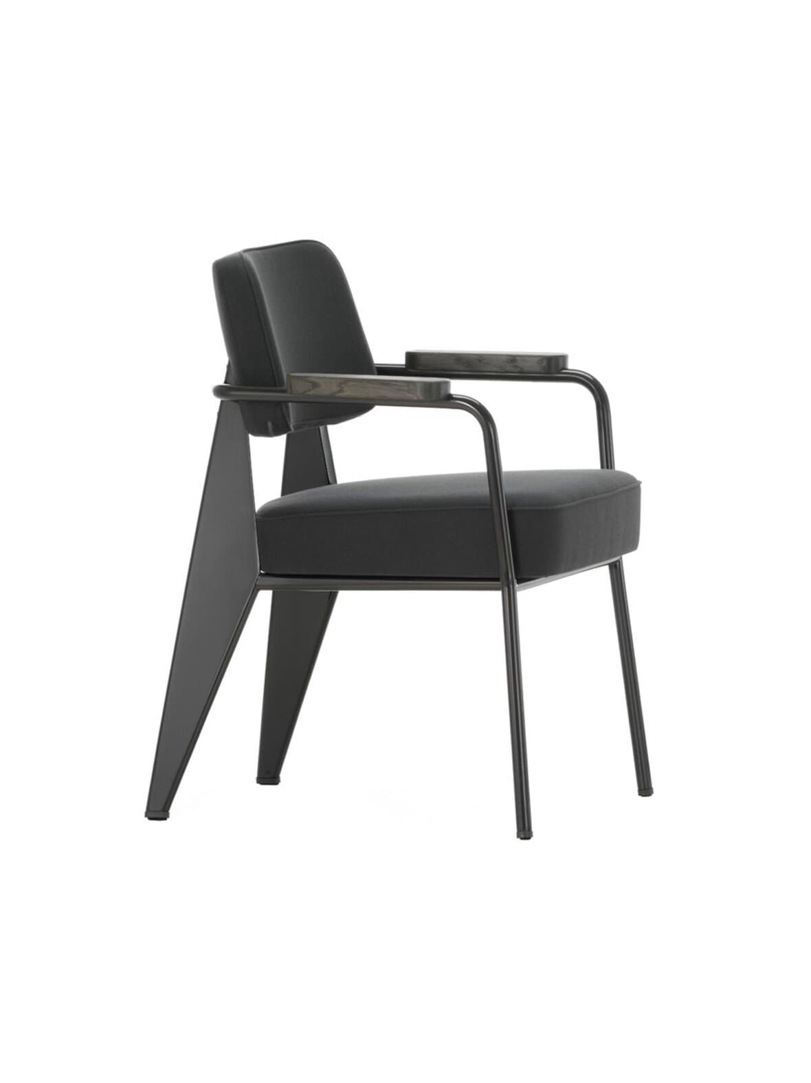 Fauteuil direction -tuoli musta/tummanharmaa – Vitra