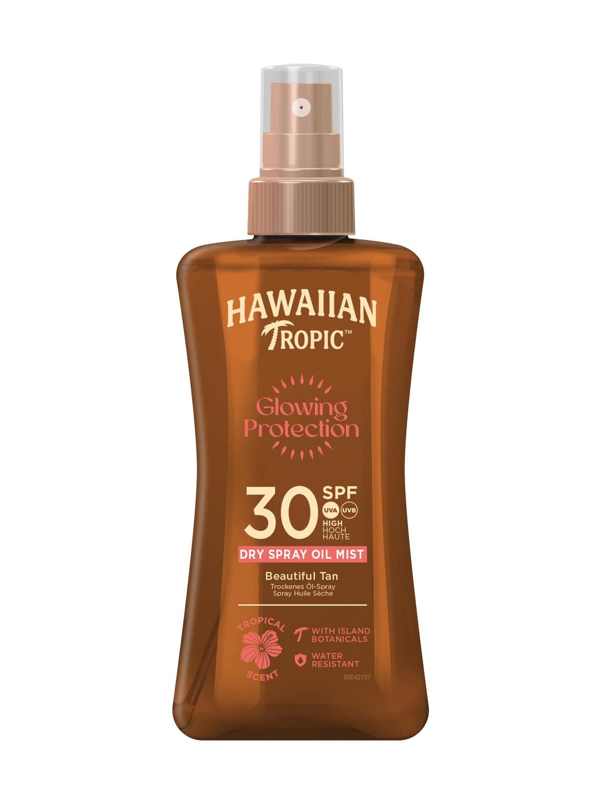 Glowing protection dry spray oil spf 30 -vartaloöljy, 200 ml – Hawaiian Tropic