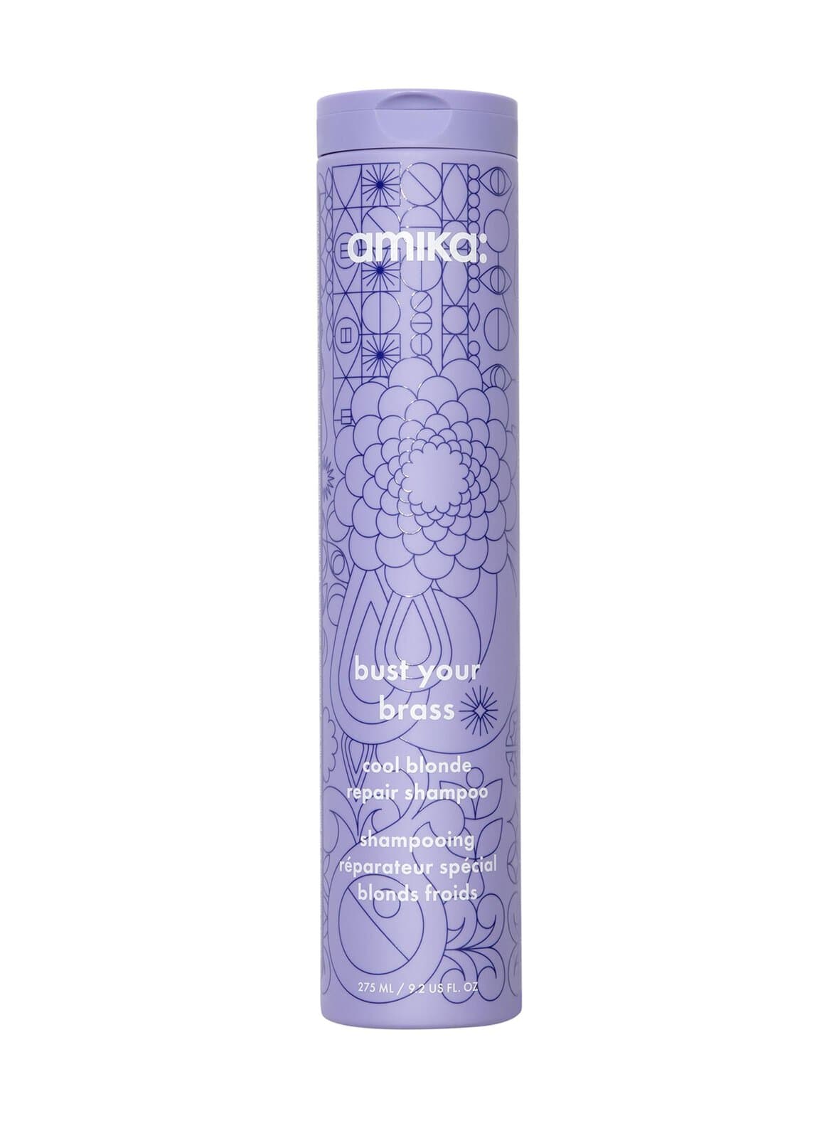 Bust your brass cool blonde repair -shampoo – amika