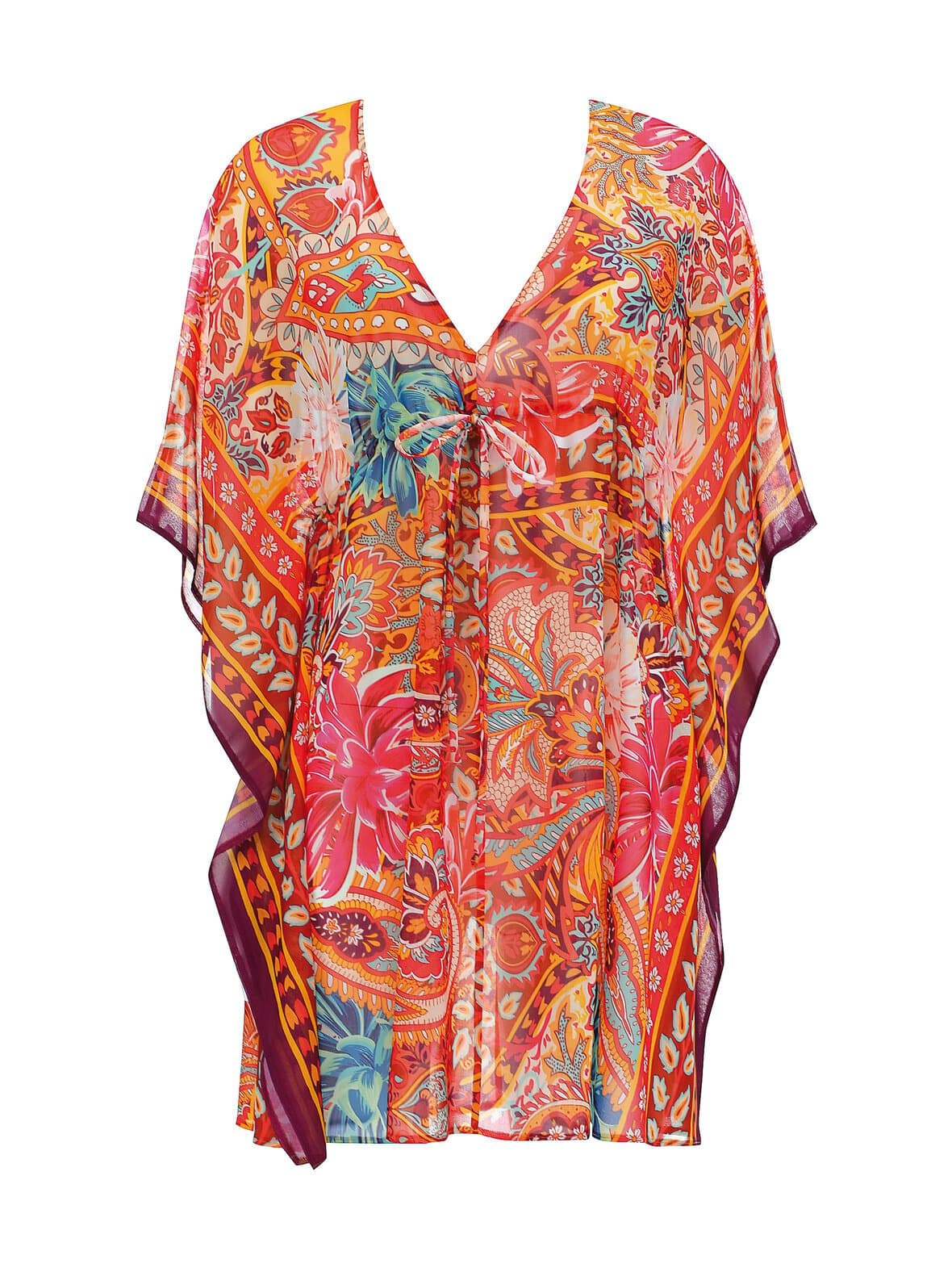 Flower paisley -rantaponcho – Opera