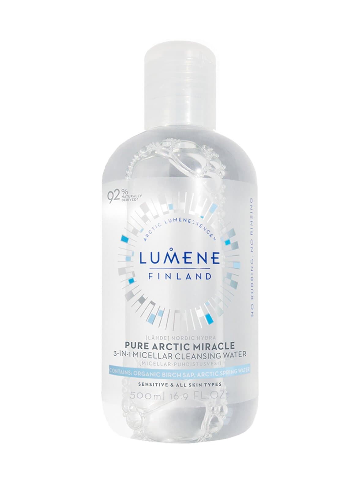Lähde pure arctic miracle 3-in-1 micellar cleansing water -misellivesi 500 ml – Lumene