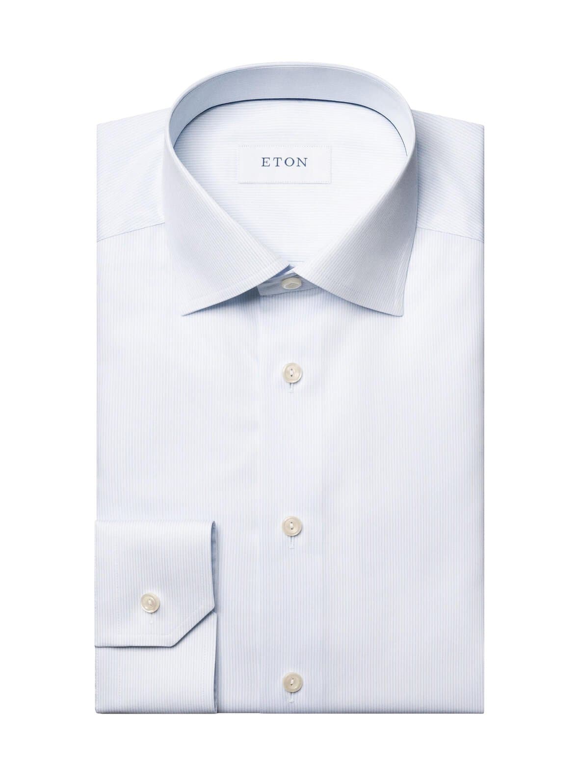 Contemporary fit stripe cut away collar -kauluspaita – Eton