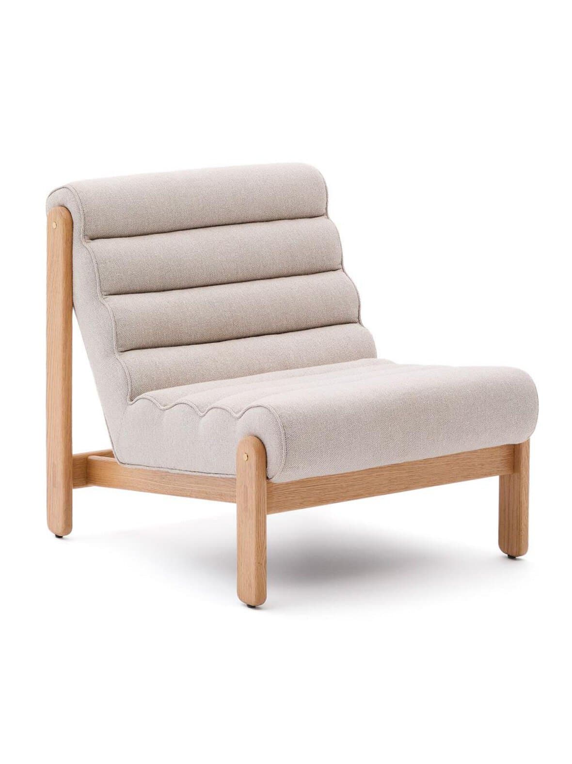 Magira-nojatuoli beige/tammi – Kave Home